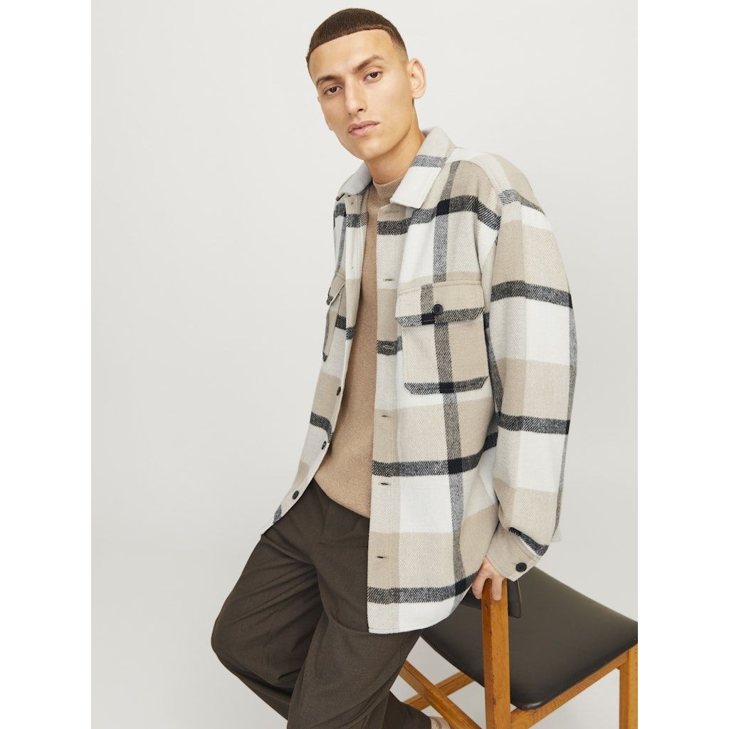 JACK & JONES Lengva striukė vyrams, Marga, Bradley ollie overshirt 7