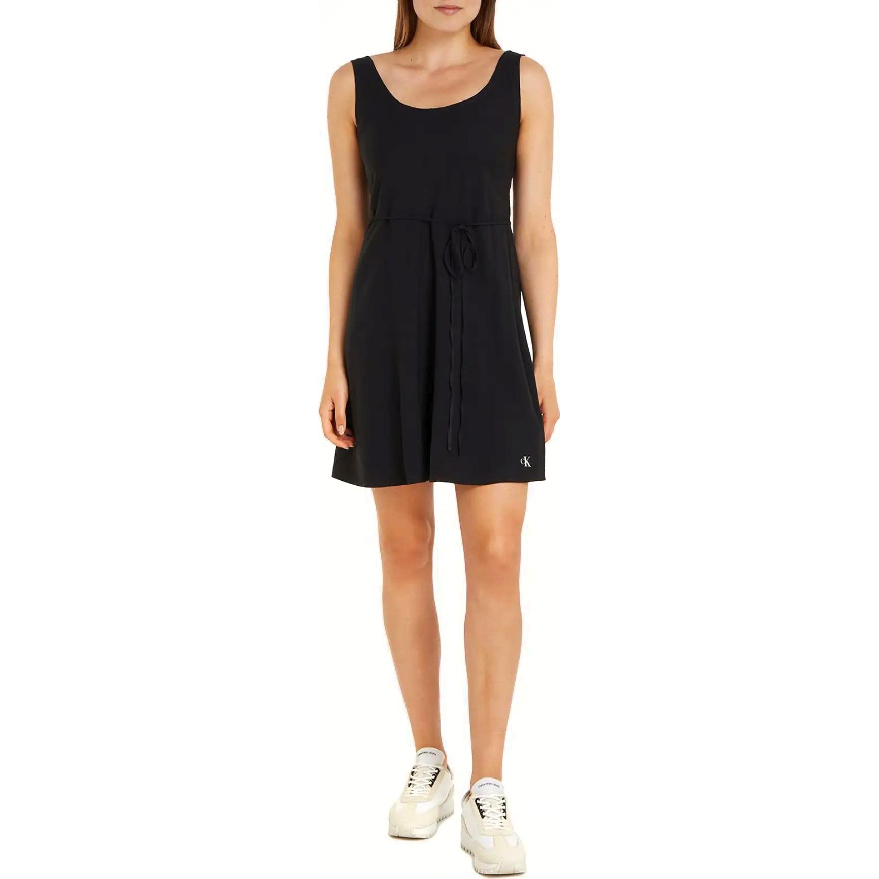 CALVIN KLEIN JEANS Mini suknelė moterims, Juoda, Other dresses 2