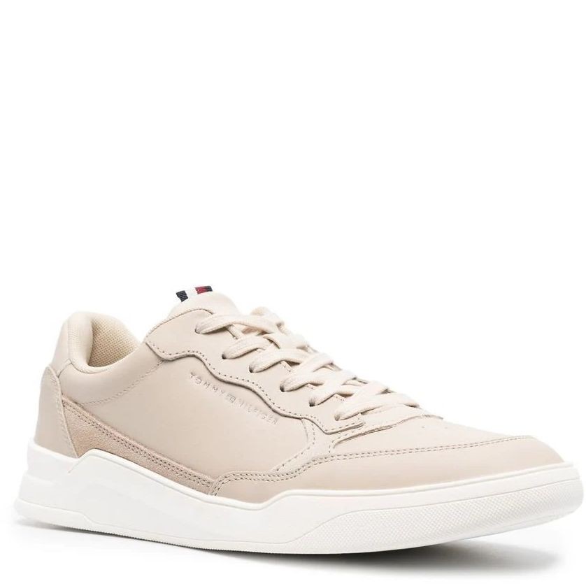 TOMMY HILFIGER Sportiniai bateliai vyrams, Smėlio, Elevated cupsole sport shoe 2