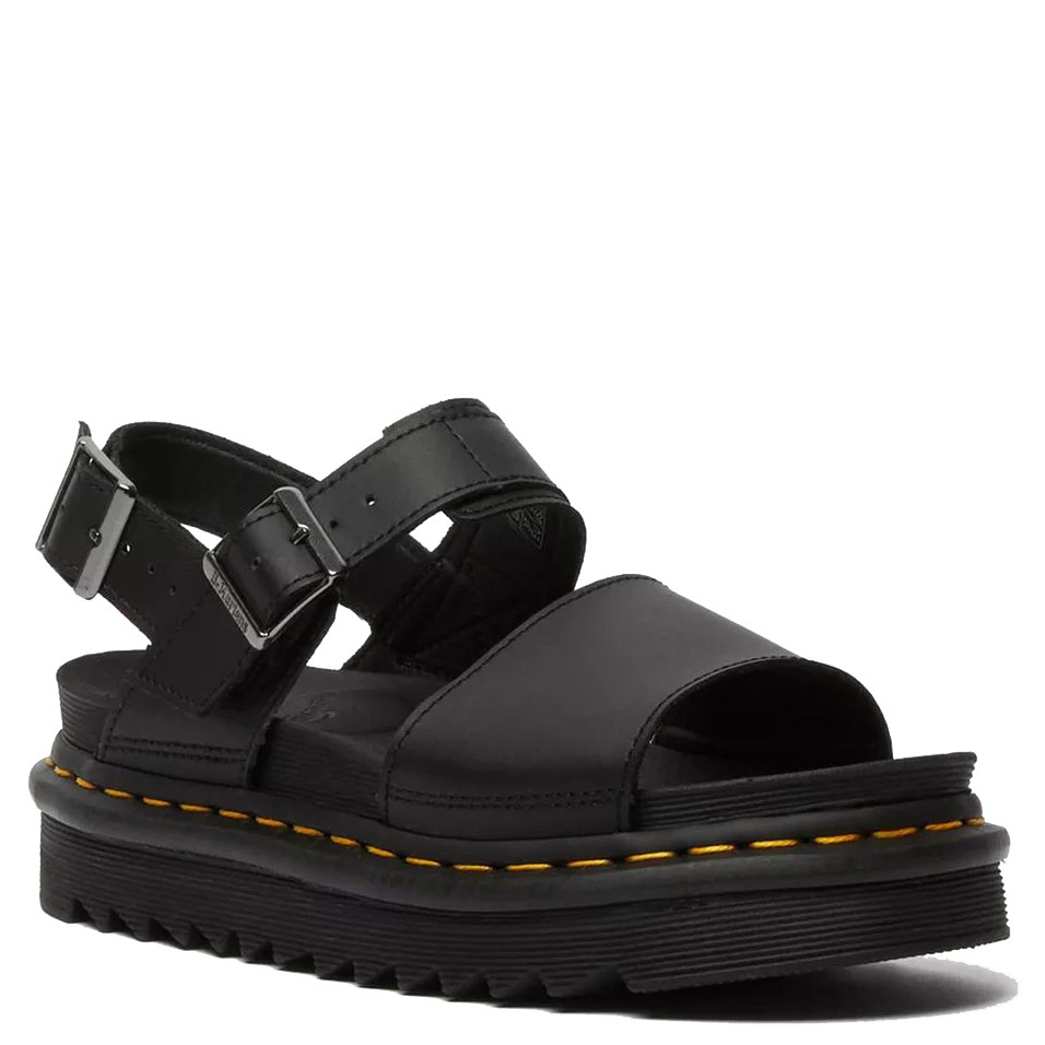 DR. MARTENS Basutės moterims, Juoda, Voss hydro sandals 1