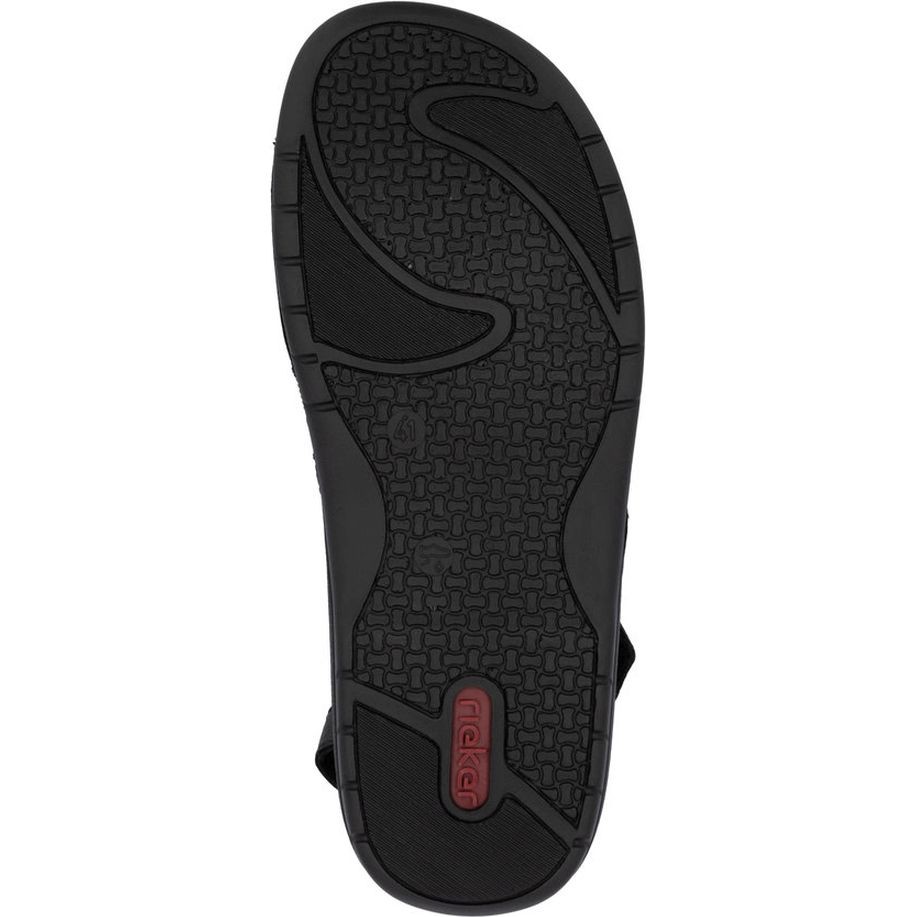 RIEKER Basutės vyrams, Juoda, Sandals 9