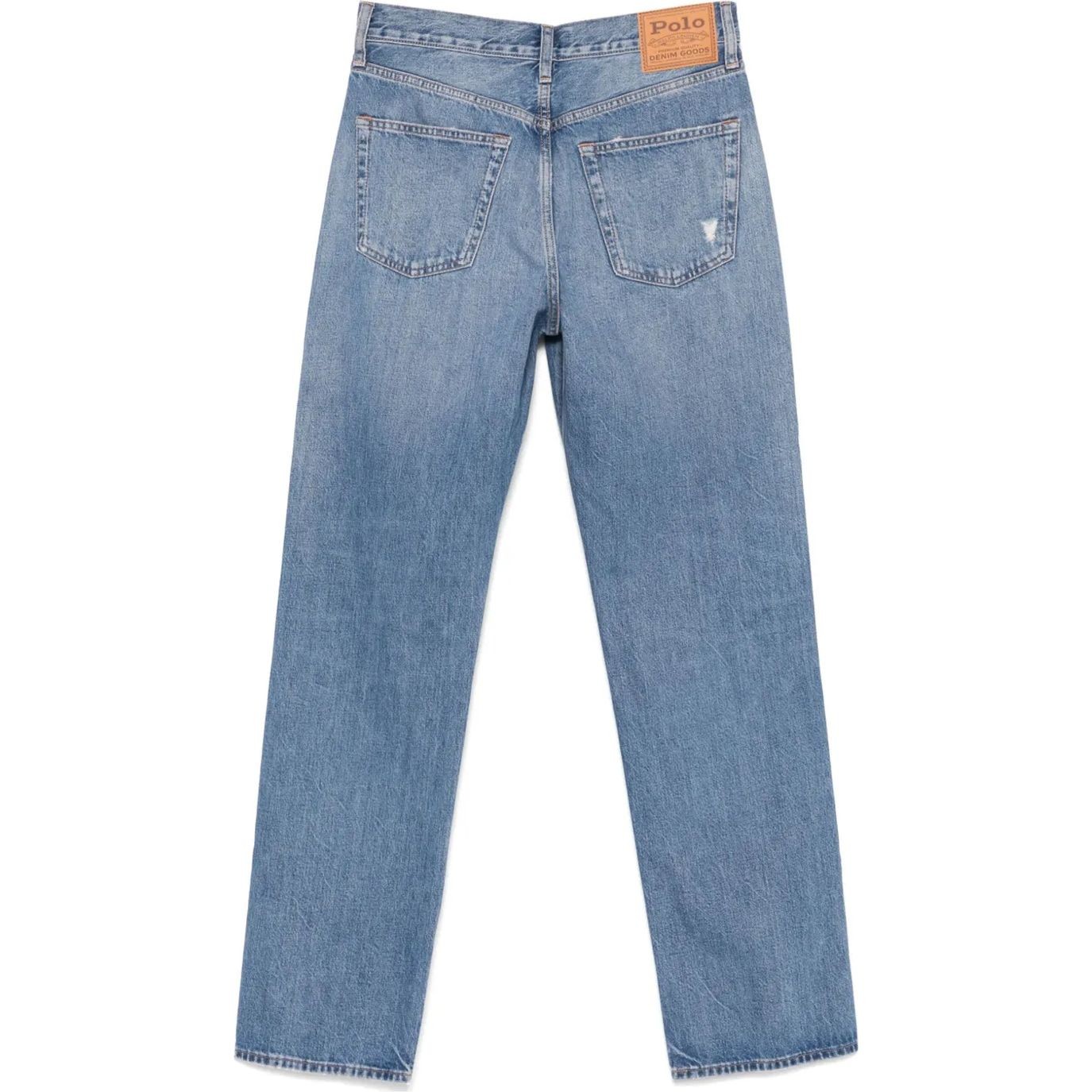 POLO RALPH LAUREN Tiesūs džinsai moterims, Mėlyna, Fl-full length-straight 2