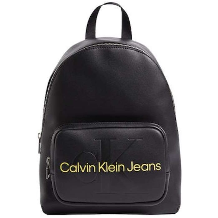CALVIN KLEIN JEANS Kuprinė moterims, Juoda, Sculpted campus mono backpack 1