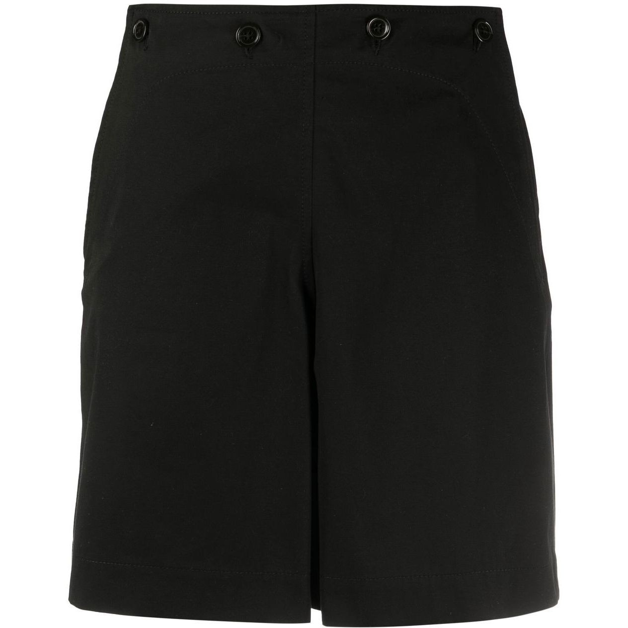 KENZO Šortai moterims, Juoda, Elasticated short