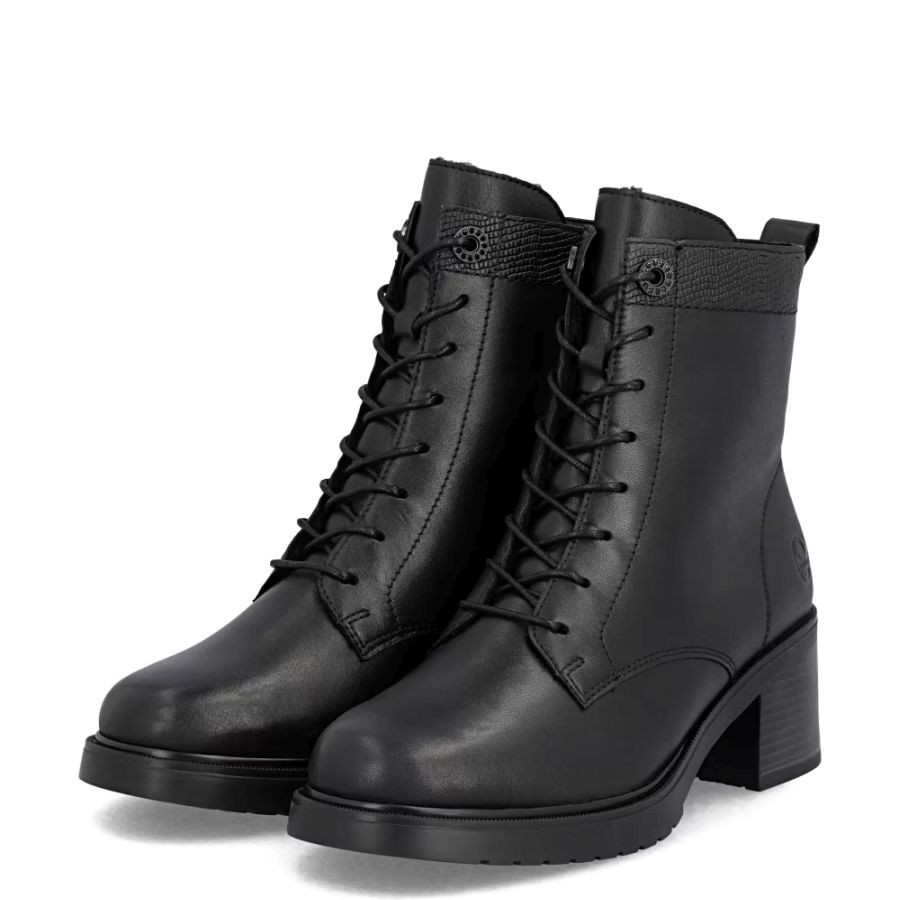 RIEKER Aulinukai moterims, Juoda, Booties 4