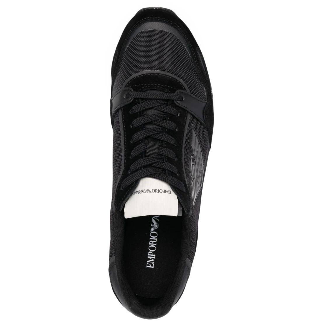 EMPORIO ARMANI Sportiniai bateliai vyrams, Juoda, Sneaker 4