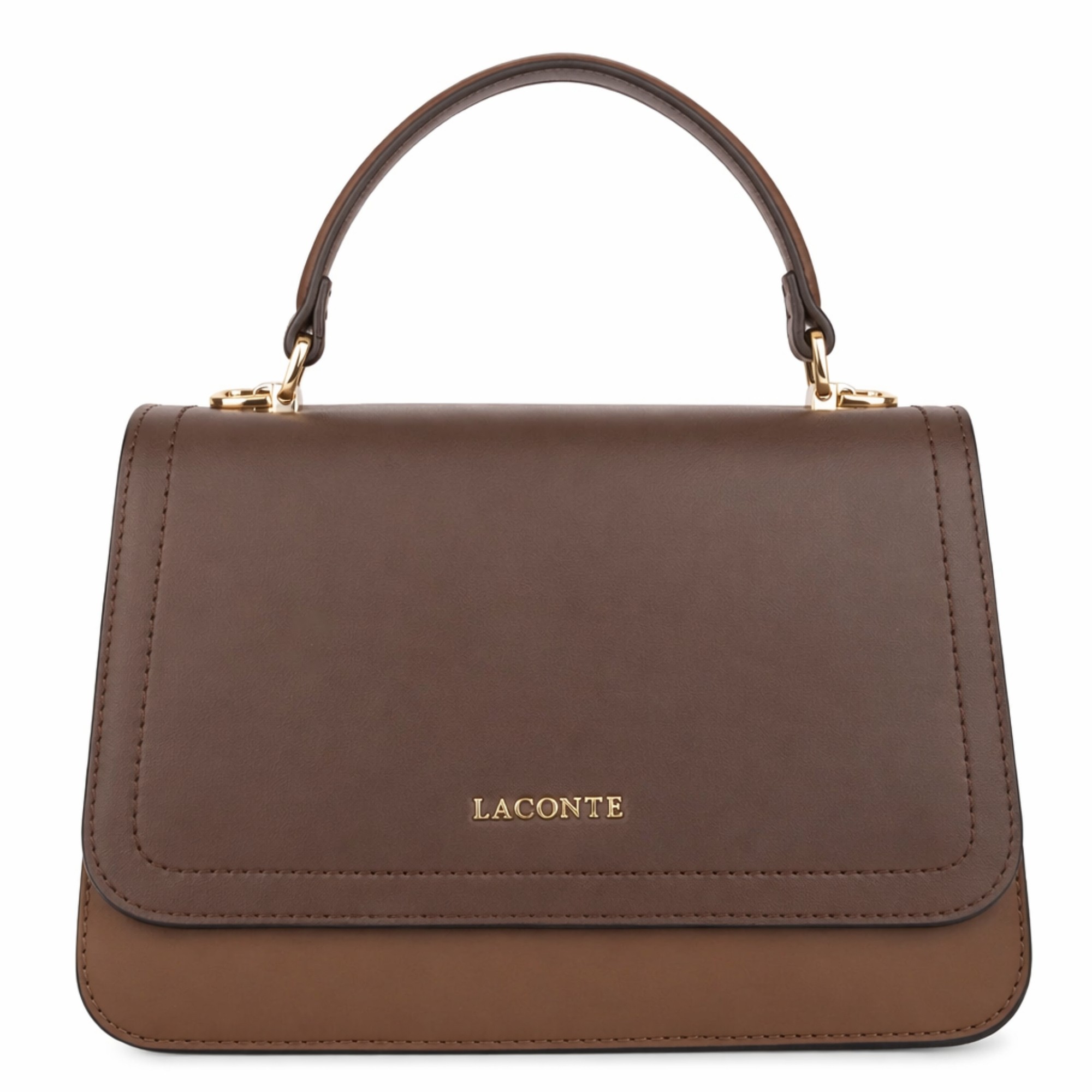 LA CONTE Rankinė per petį moterims, Ruda, Crossbody 1