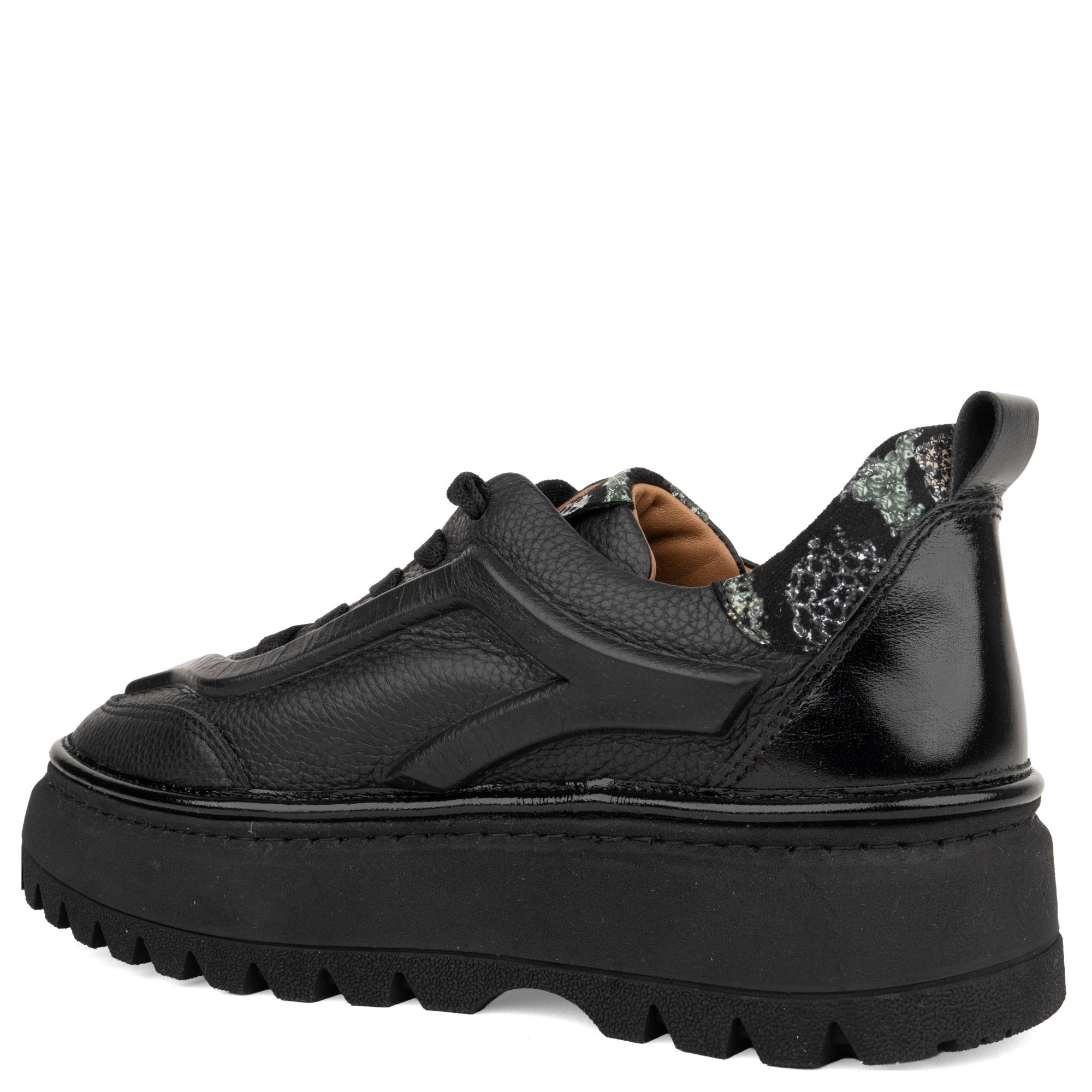 SERGIO MORETTI Sportbačiai moterims, Juoda, Sneakers 3