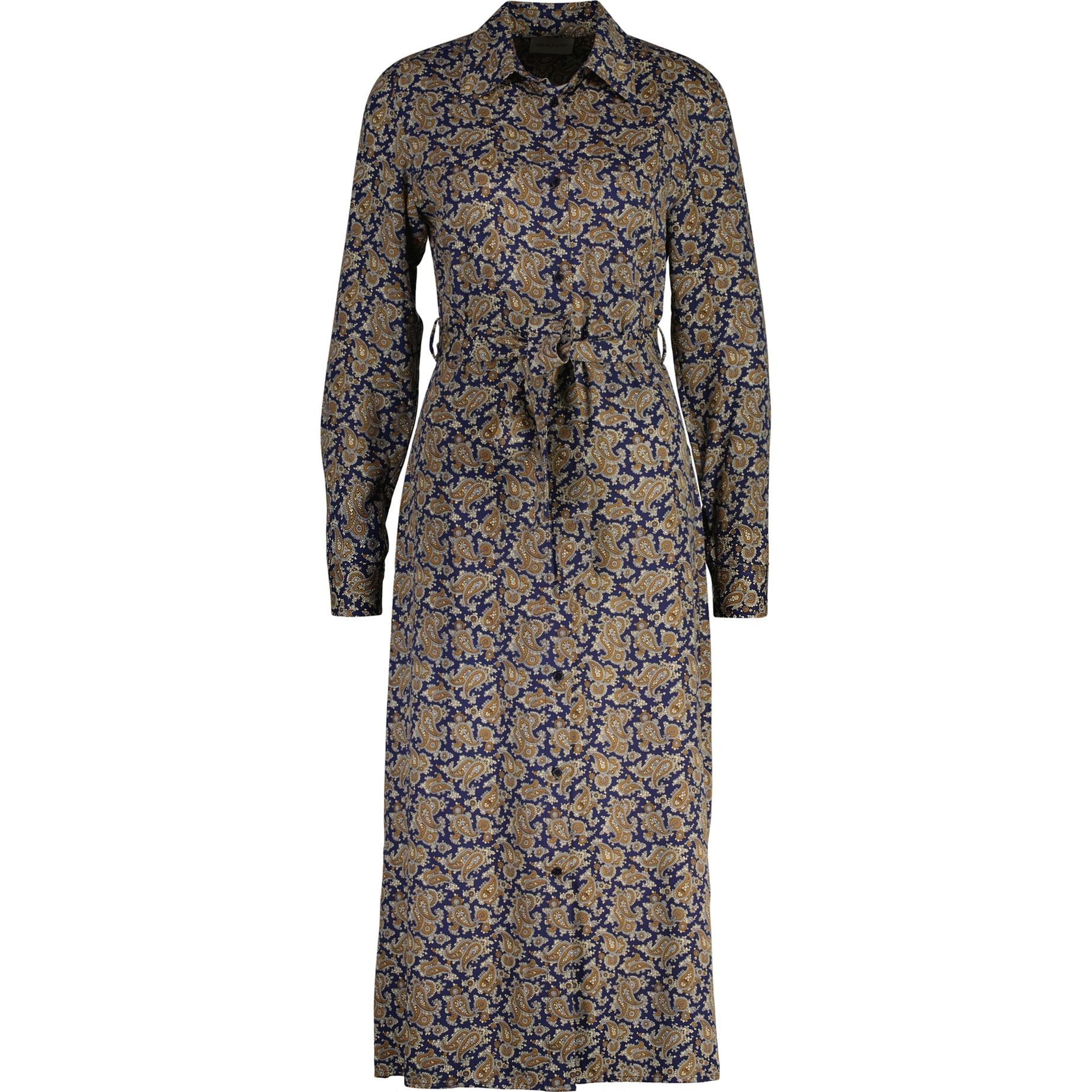 GANT Midi suknelė moterims, Marga, Slim paisley shirt dress 1