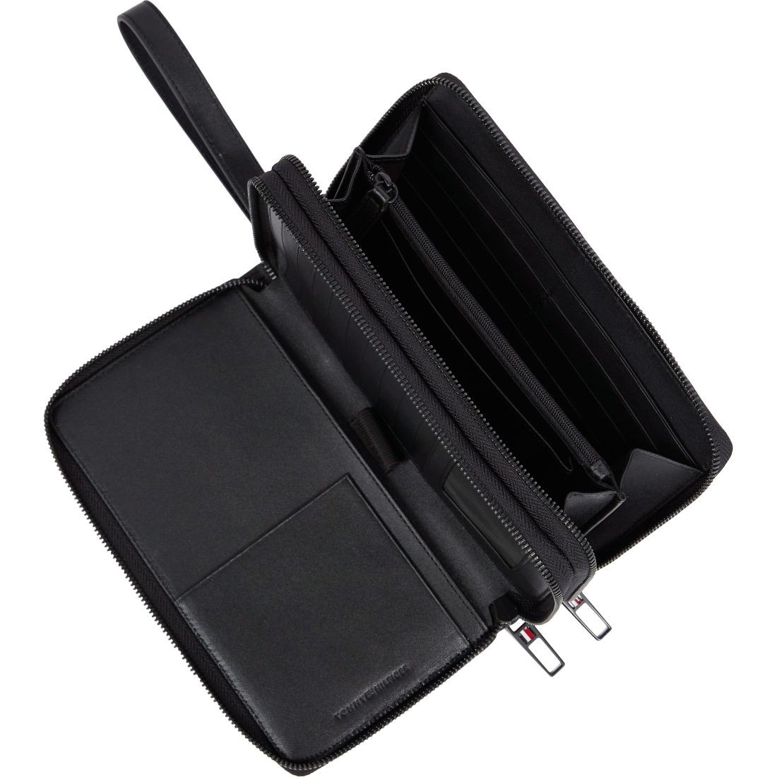 TOMMY HILFIGER Piniginė vyrams, Juoda, Business organizer wallets 3