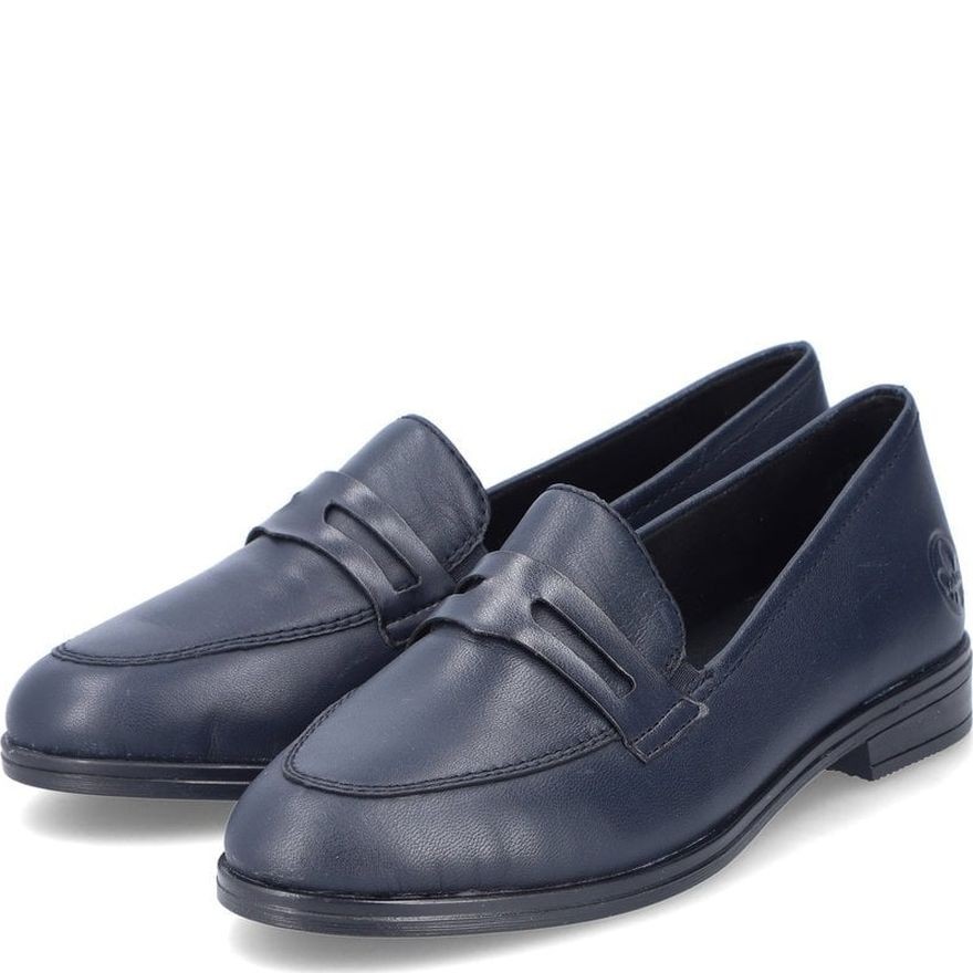 RIEKER Loaferiai moterims, Mėlyna, Ladies shoes 5