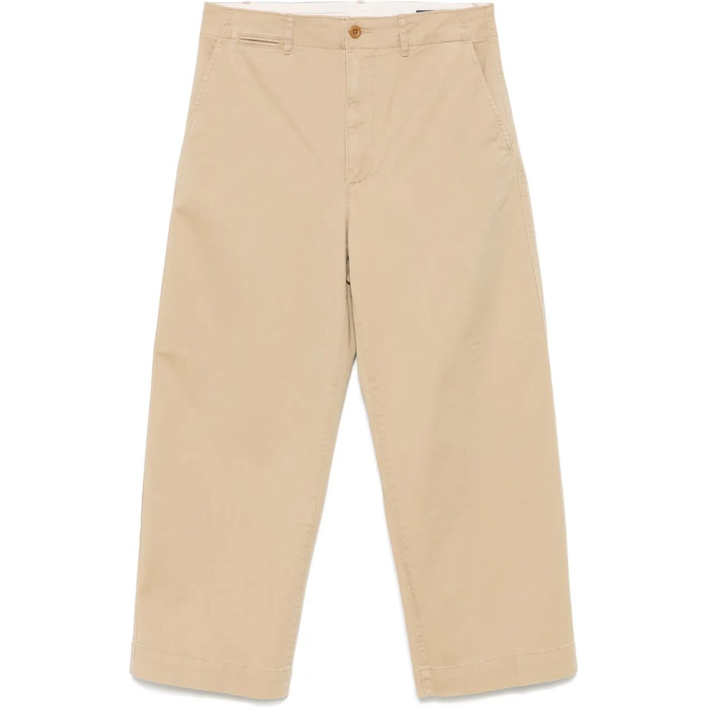 POLO RALPH LAUREN Kelnės moterims, Chaki, Cropped-flat front