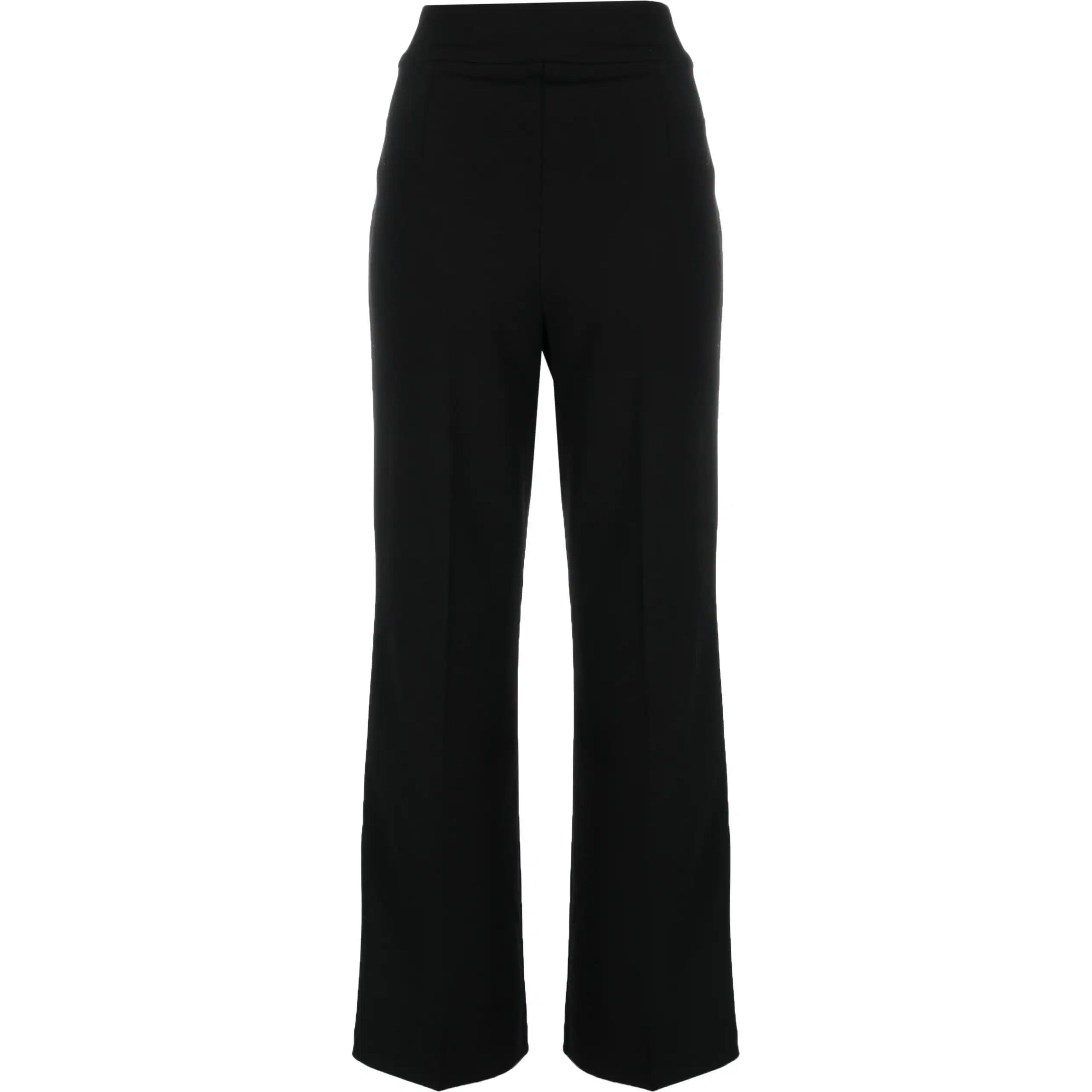 DKNY Kelnės moterims, Juoda, Crop high rise wide pant 2