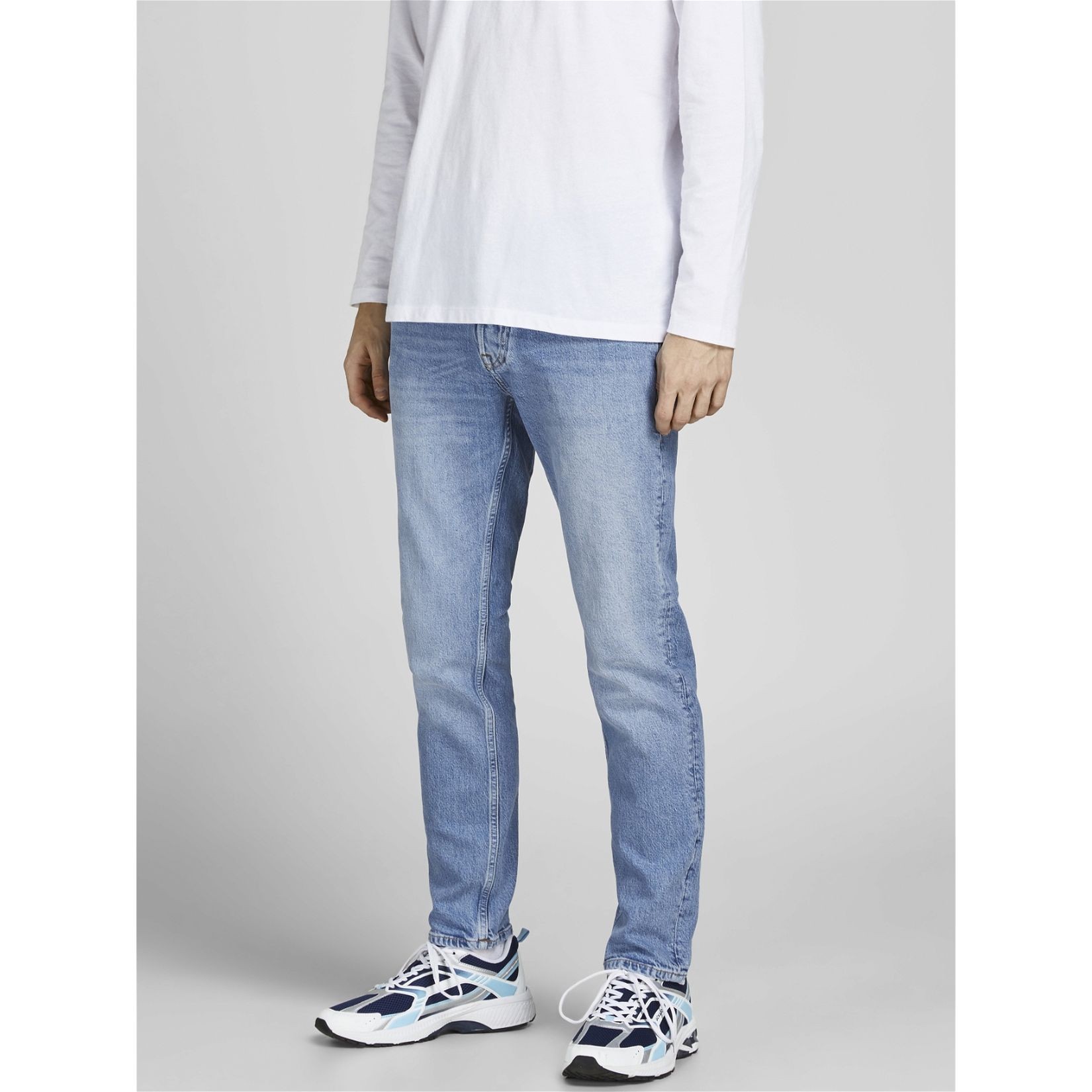 JACK & JONES Slim džinsai vyrams, Mėlyna, JJITIM JJORIGINAL CJ 4