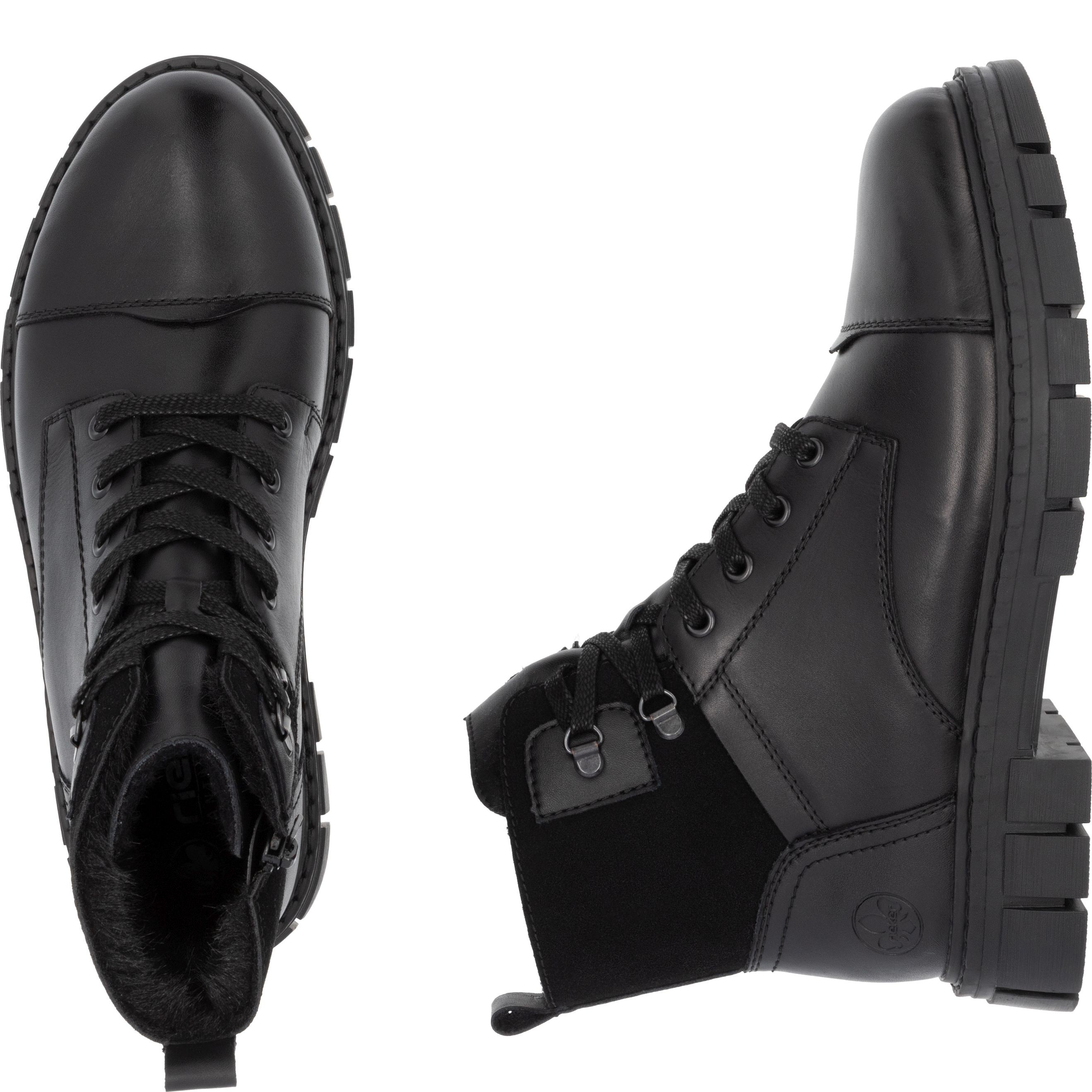 RIEKER Aulinukai vyrams, Juoda, Men's boots 11