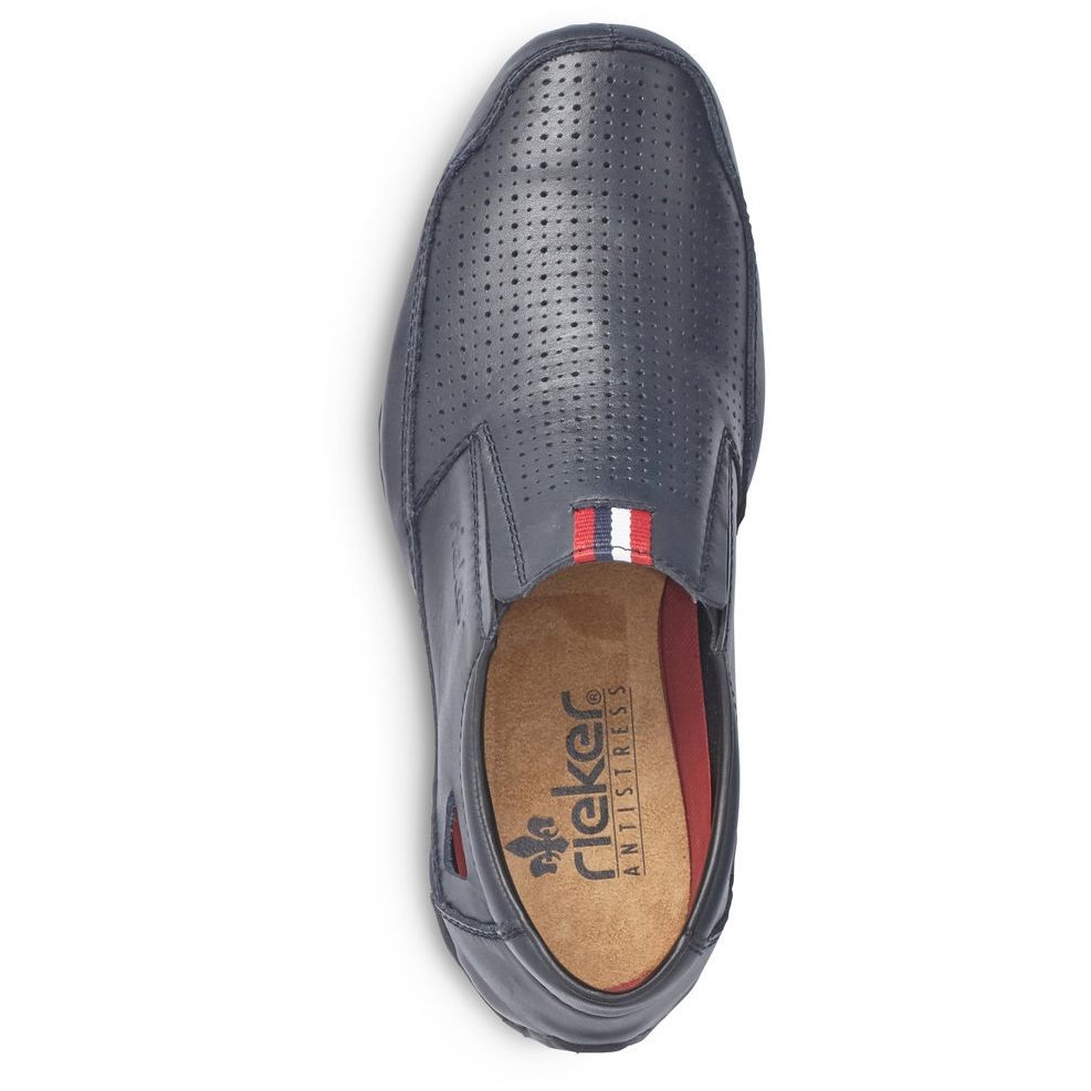 RIEKER Klasikiniai batai vyrams, Mėlyna, FORMAL 4