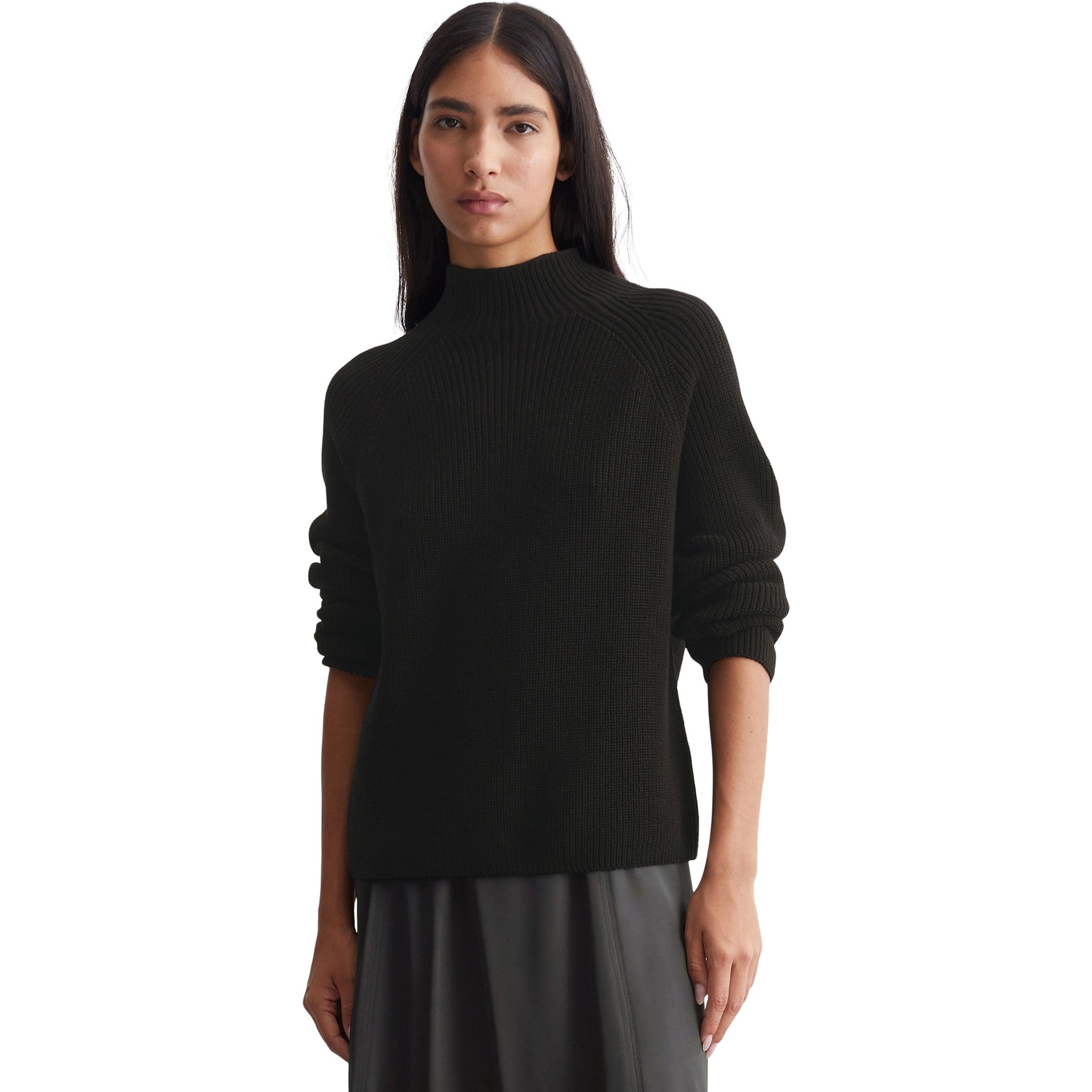MARC O'POLO Megztinis moterims, Juoda, Sweater 409605960009 2