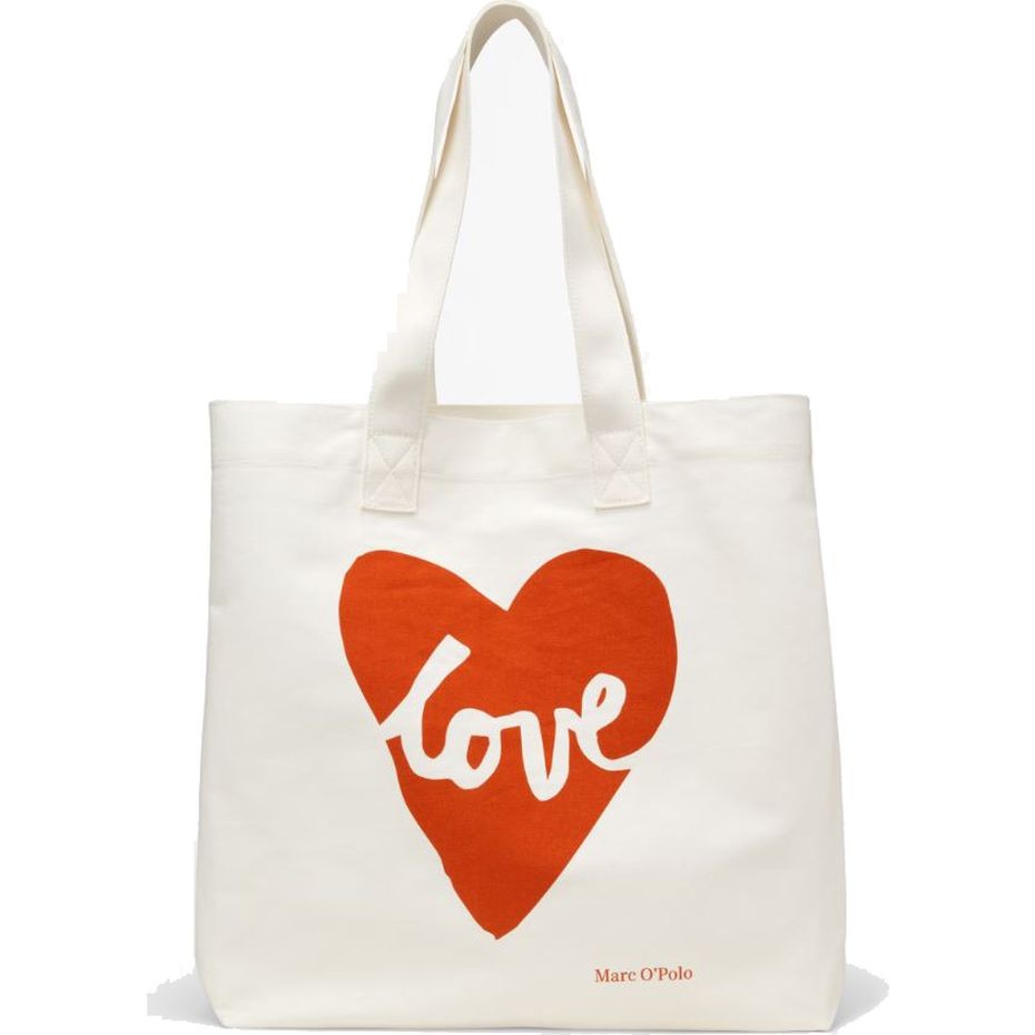 MARC O'POLO Pirkinių krepšys moterims, Balta, Mod. Inna Shopper M