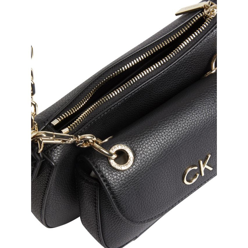 CALVIN KLEIN Rankinė per petį moterims, Juoda, RE-LODBL SHOULDER BAG 3