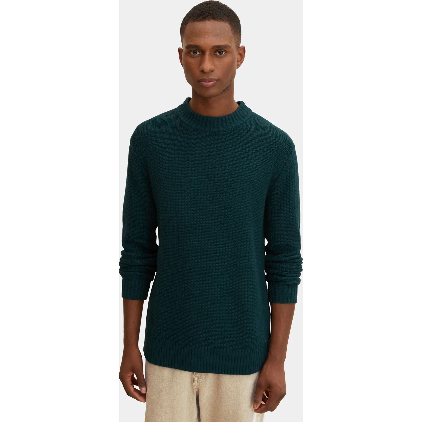 TOM TAILOR Sportinis nertinis vyrams, Žalia, JUMPER 2