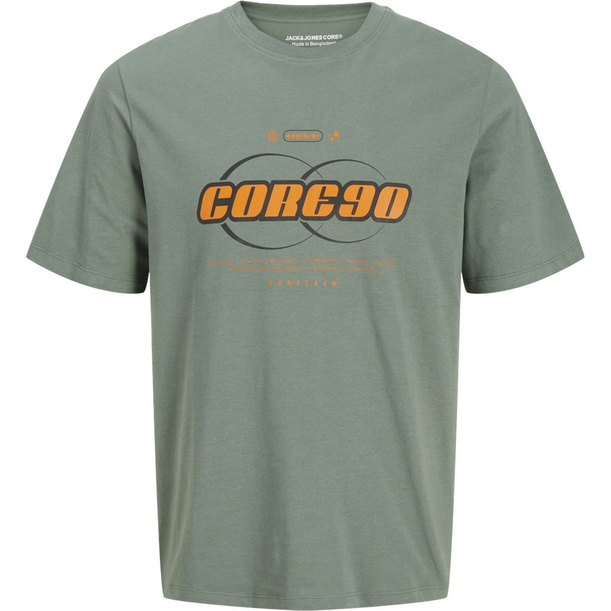 JACK & JONES Marškinėliai vyrams, Žalia, Star tee