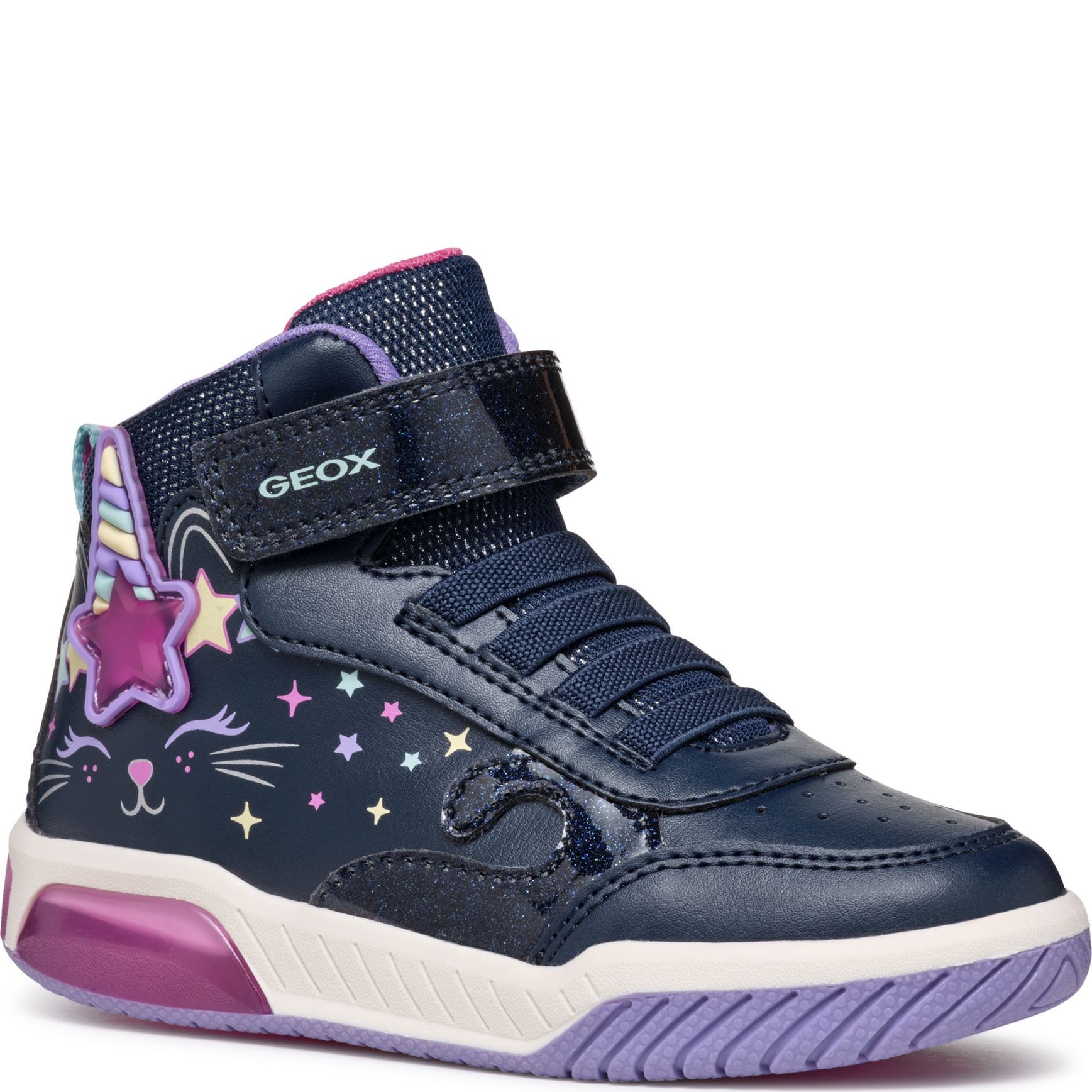 GEOX Aulinukai mergaitėms, Mėlyna, Inek booties 1