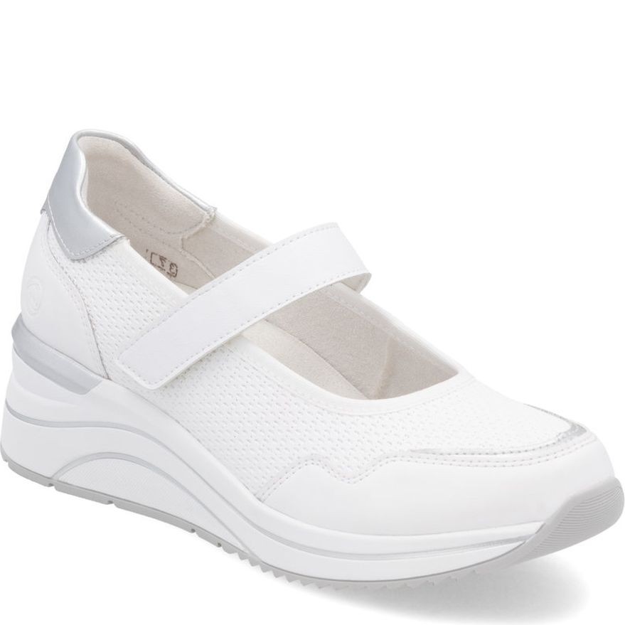 REMONTE Balerinos moterims, Balta, Ballerina with strap 1