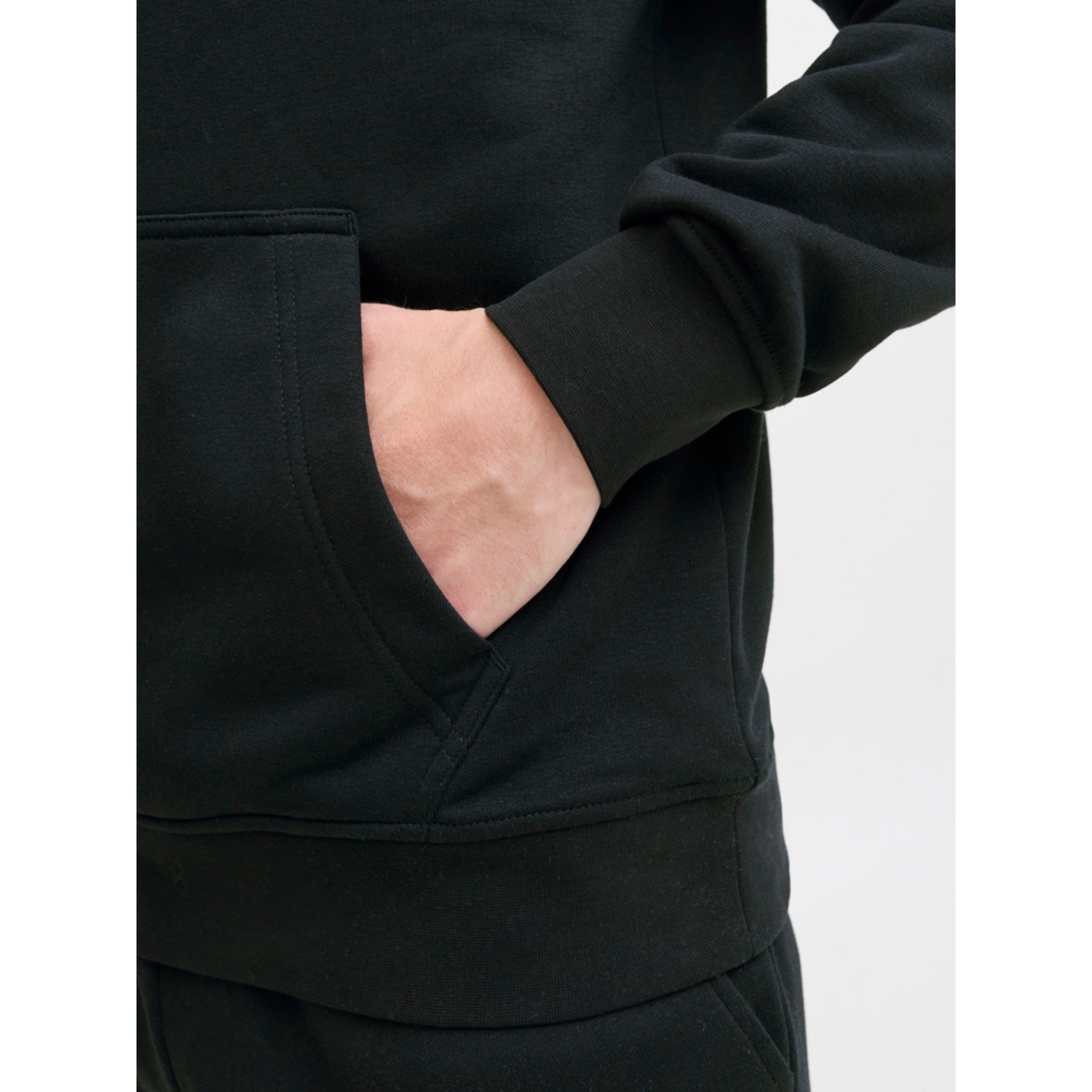 JACK & JONES Džemperis vyrams, Juoda, Soho sweat hood 5