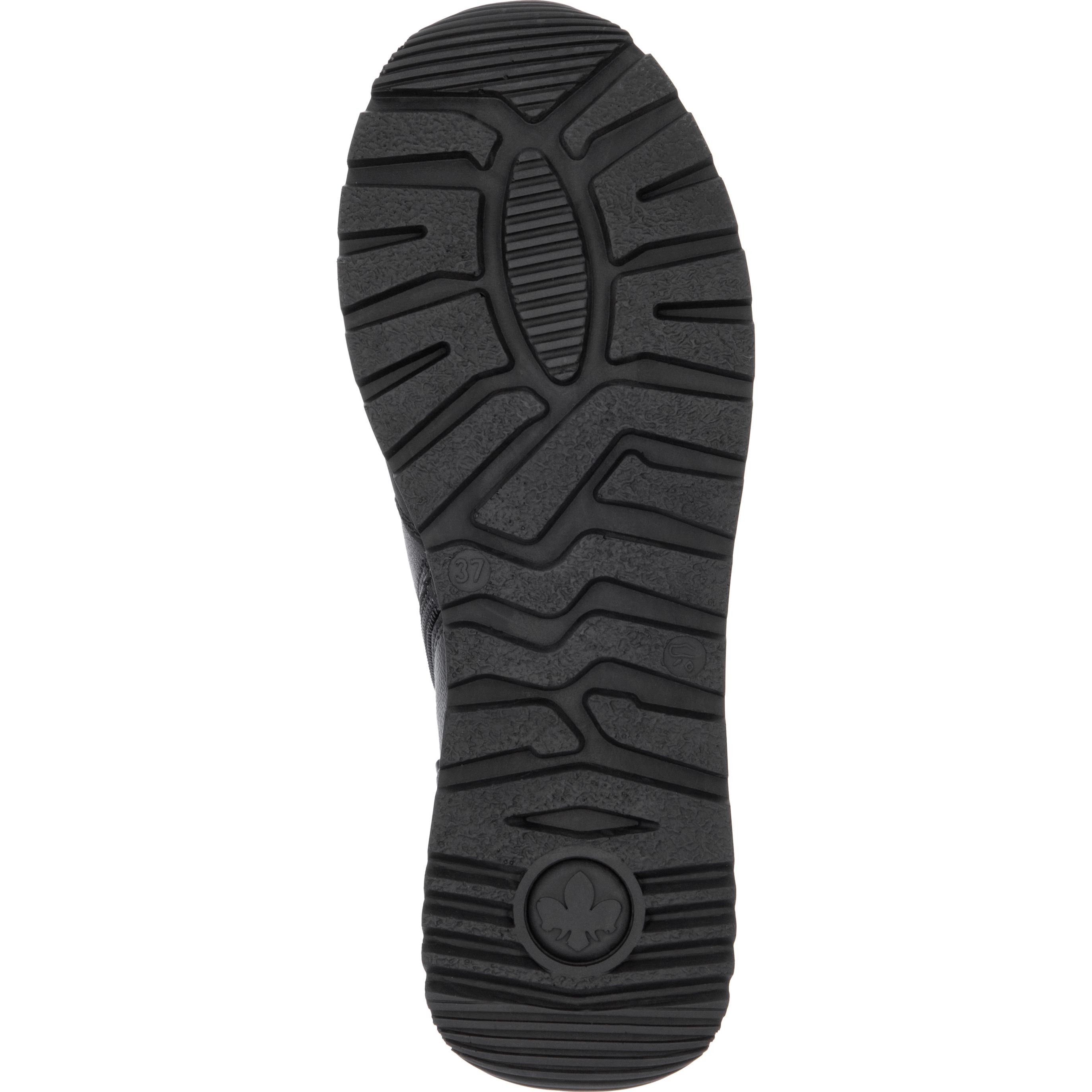 RIEKER Aulinukai moterims, Juoda, Ladies mid height boots 9