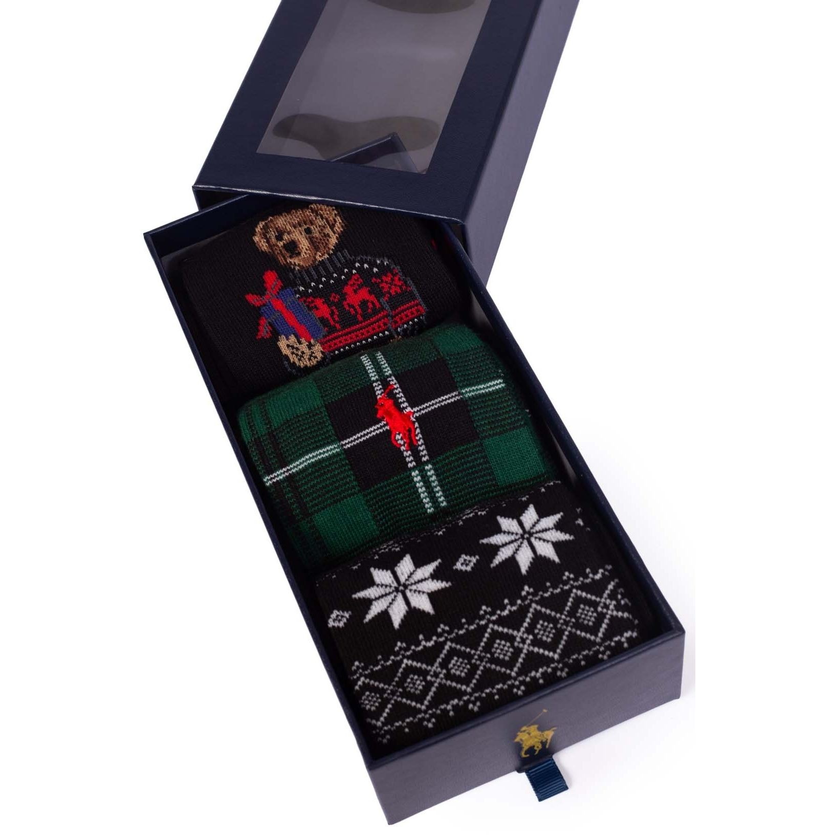 POLO RALPH LAUREN UW Kojinės vyrams, Marga, Gift box crew sock 3