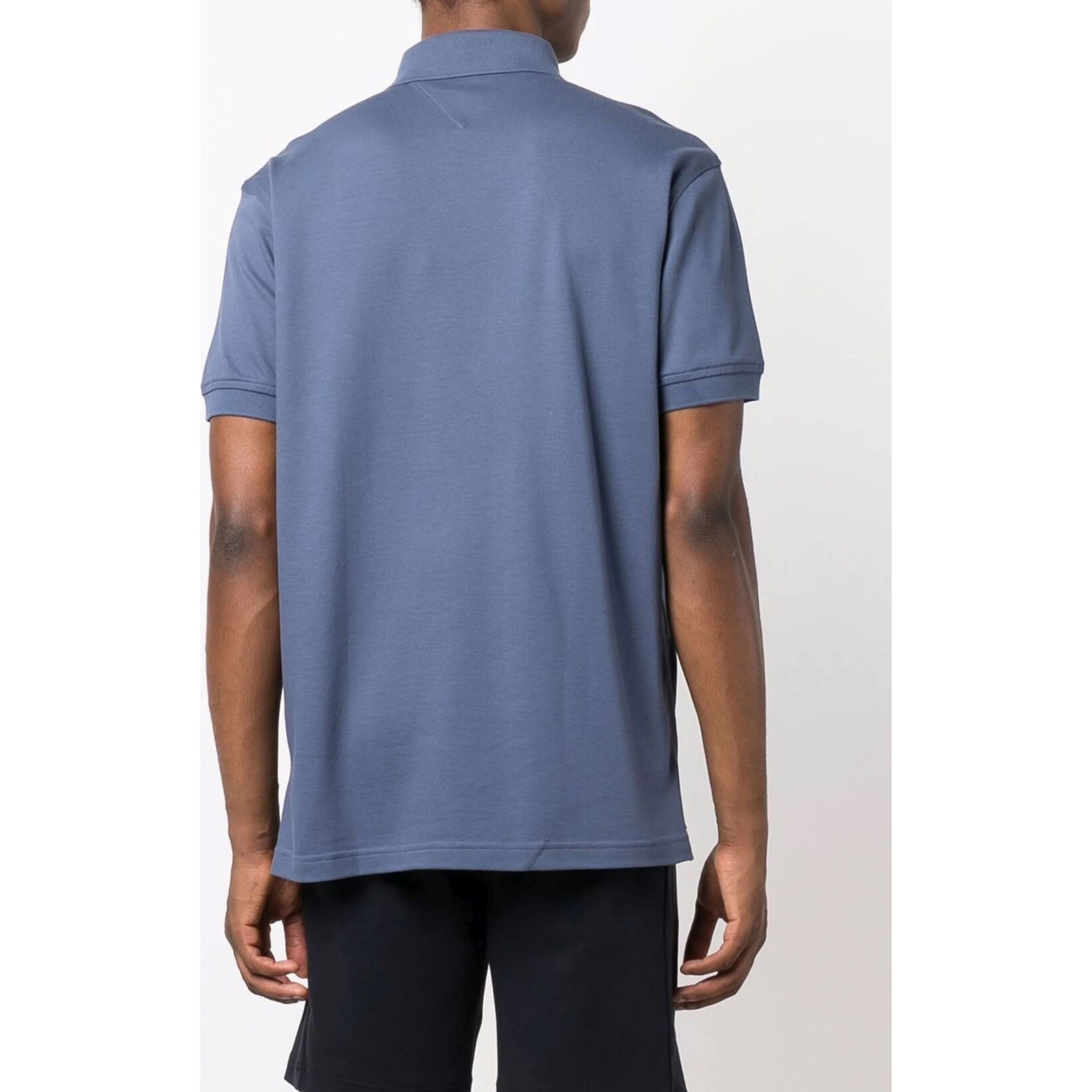 TOMMY HILFIGER Polo marškiniai trumpos rank. vyrams, Mėlyna, Polo shirt 3