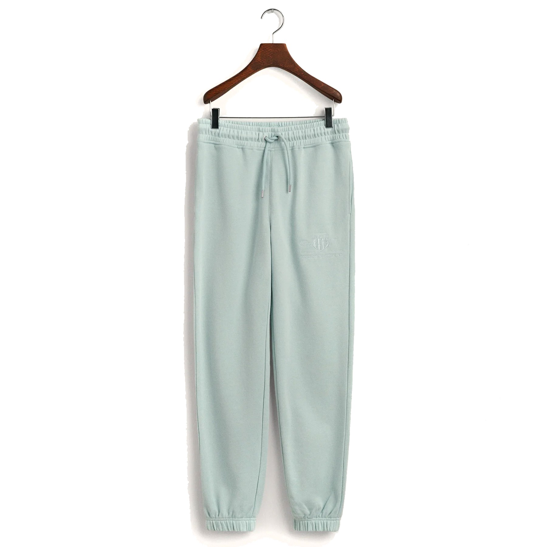 GANT Kelnės moterims, Mėlyna, REG TONAL SHIELD SWEATPANTS