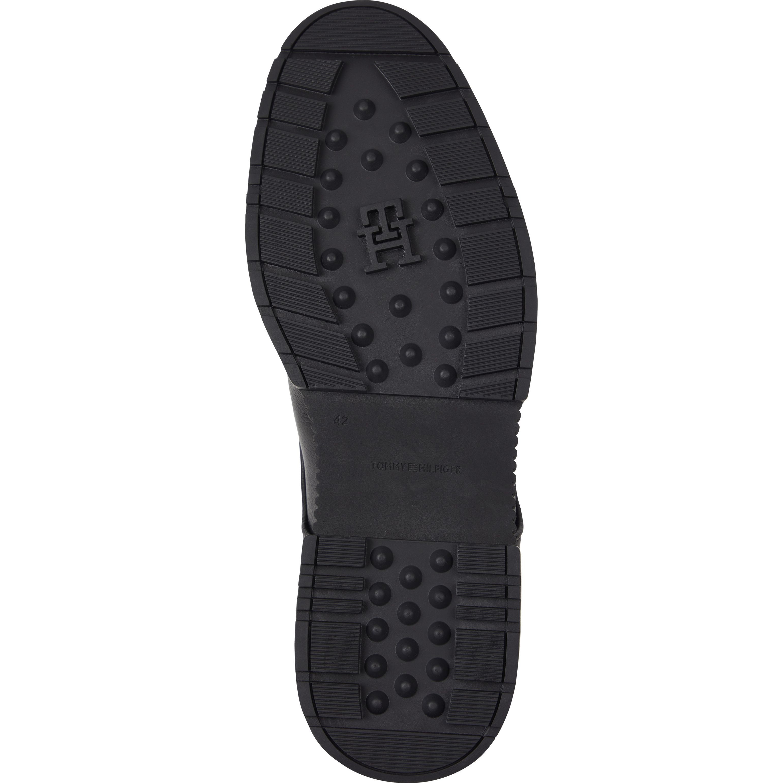 TOMMY HILFIGER Klasikiniai batai vyrams, Juoda, Comfort cleated thermo shoe 4