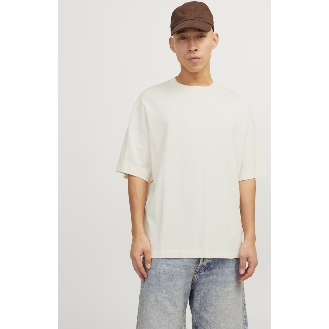 JACK & JONES Marškinėliai vyrams, Smėlio, Jormilos t-shirts 8