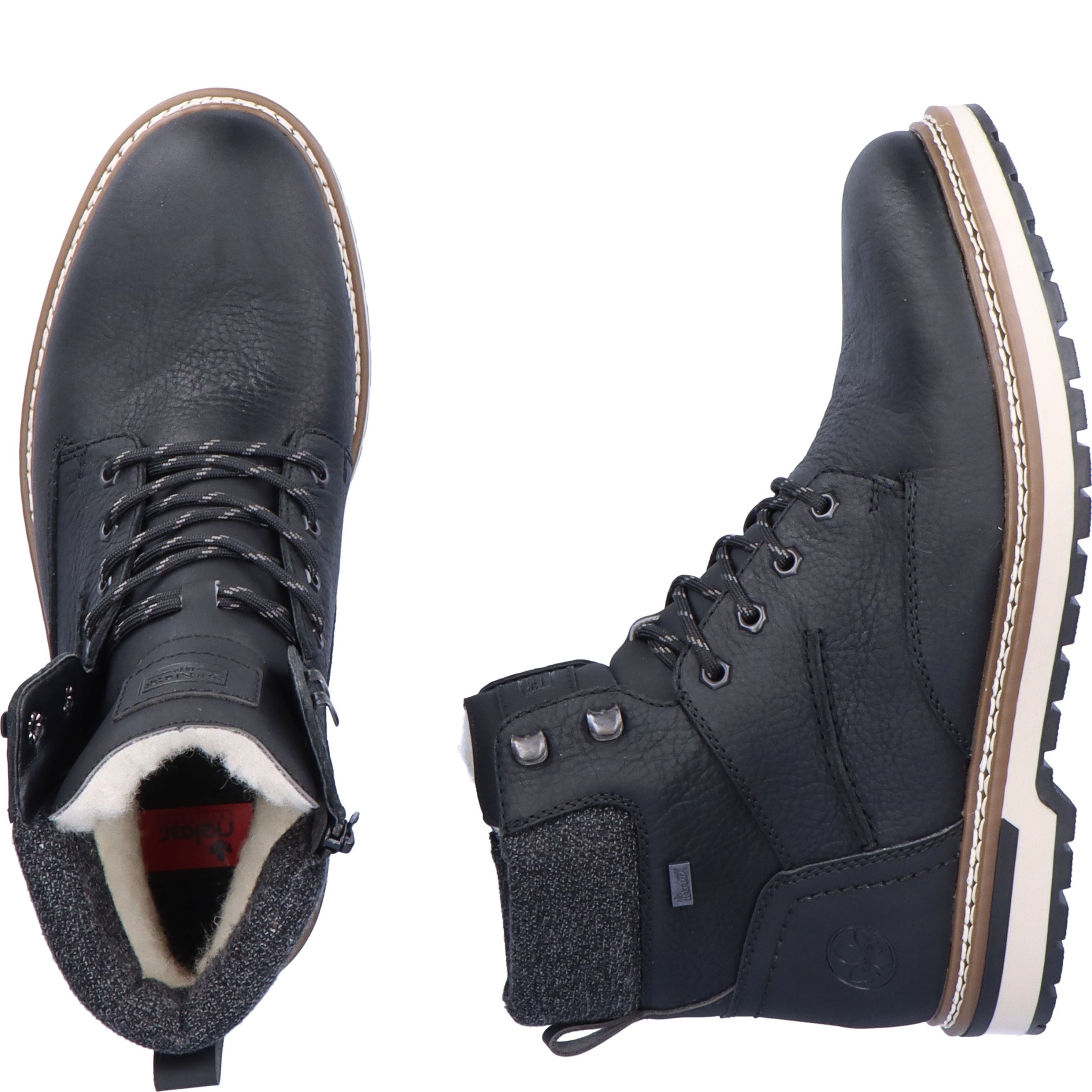 RIEKER Aulinukai vyrams, Juoda, Men's boots 11