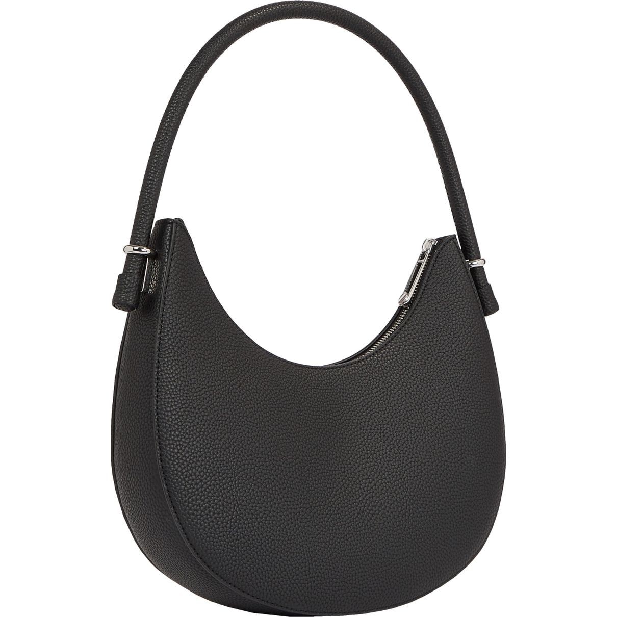 TOMMY HILFIGER Rankinė per petį moterims, Juoda, Emblem shoulder bag 2