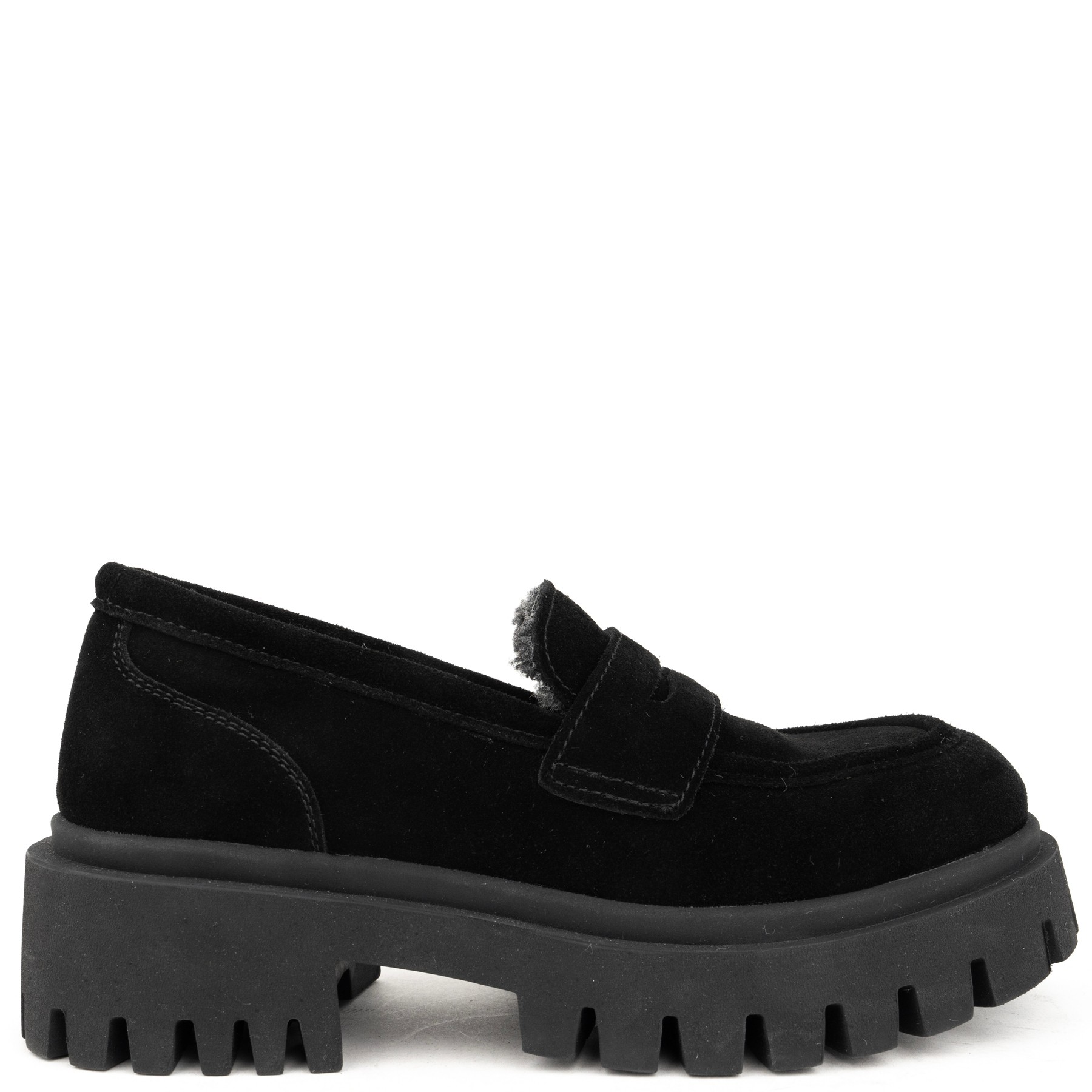 LA CONTE Loaferiai moterims, Juoda, Loafers 2