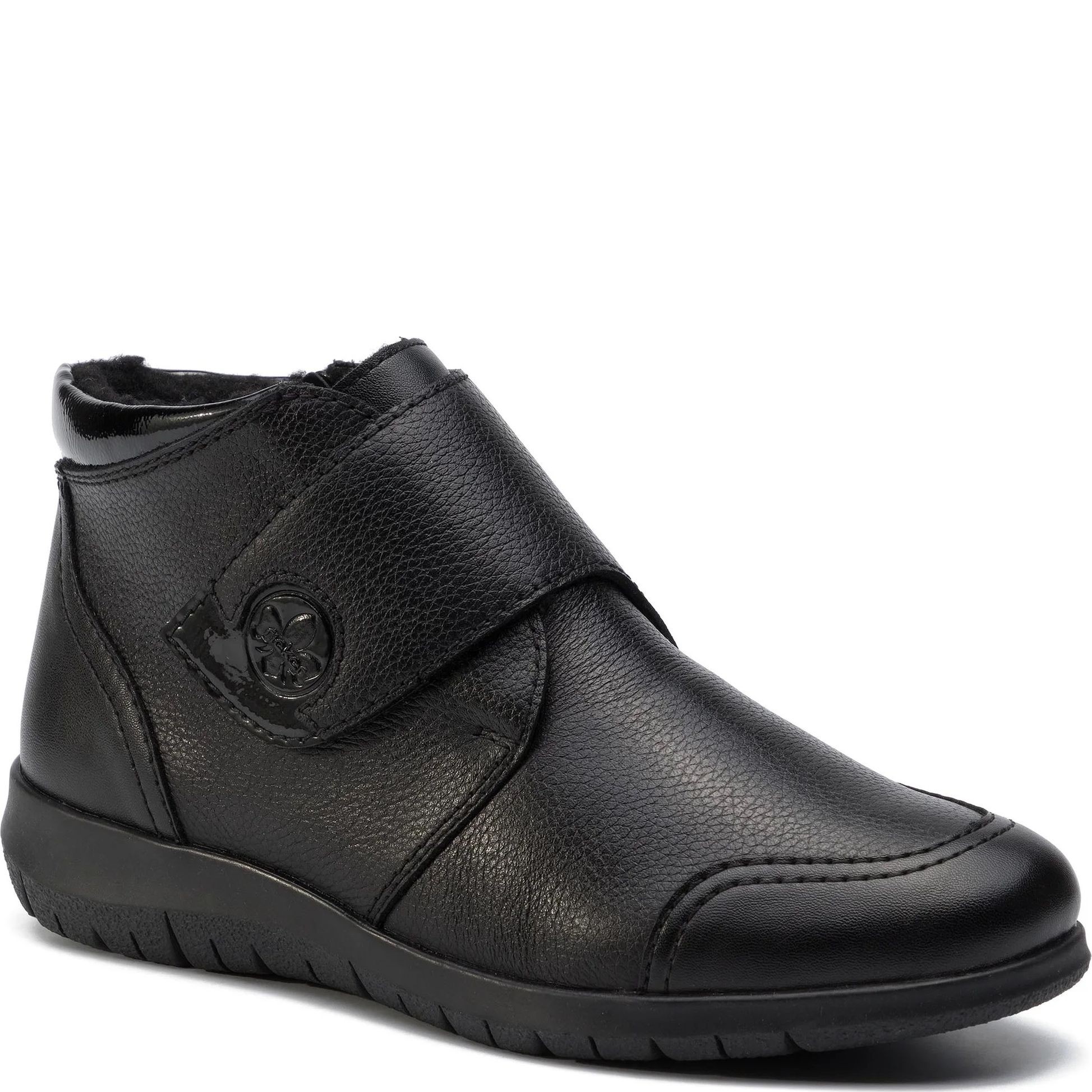 RIEKER Aulinukai moterims, Juoda, BOOTIES 1