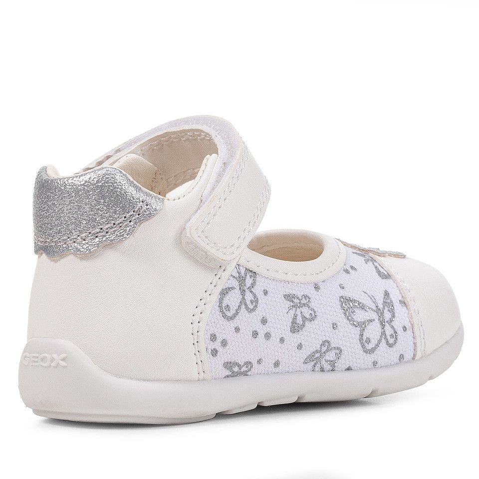 GEOX Balerinos mergaitėms, Balta, ELTHAN SHOES 4