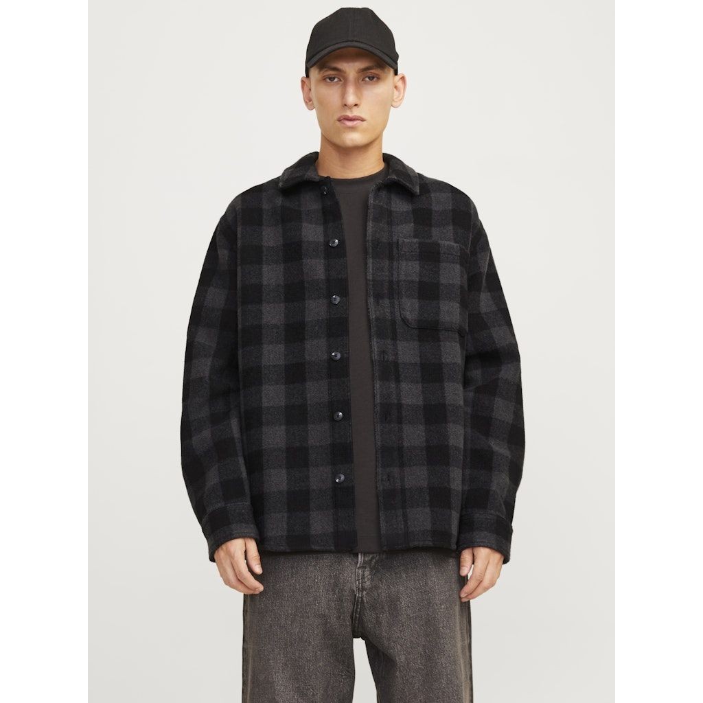 JACK & JONES Lengva striukė vyrams, Marga, Zac heavy brushed overshirt 2