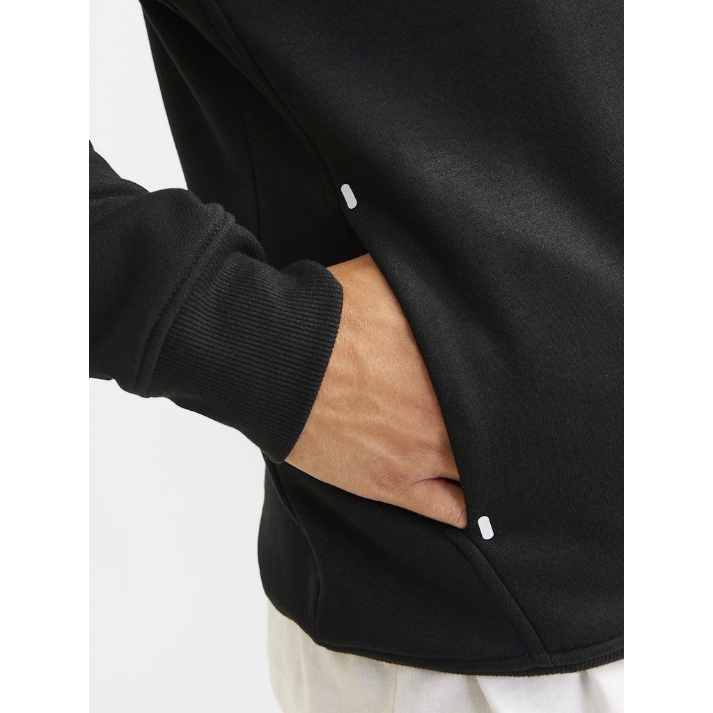 JACK & JONES Džemperis vyrams, Juoda, Tree sweat hood 5