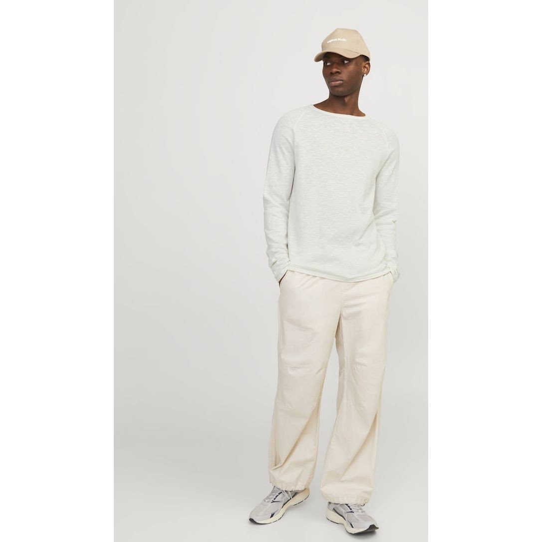 JACK & JONES Megztinis vyrams, Balta, Jjelinen pullover 6