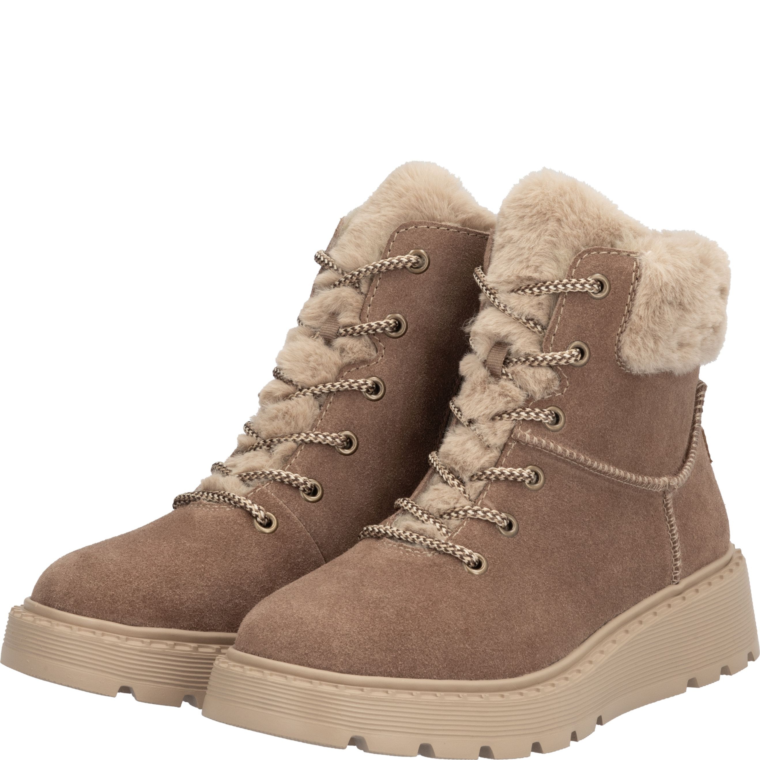 RIEKER Aulinukai moterims, Ruda, Ladies mid height boots 10