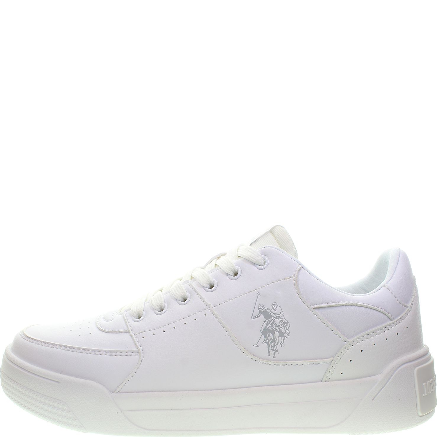 U.S.POLO Laisvalaikio bateliai vyrams, Balta, NOLE 3