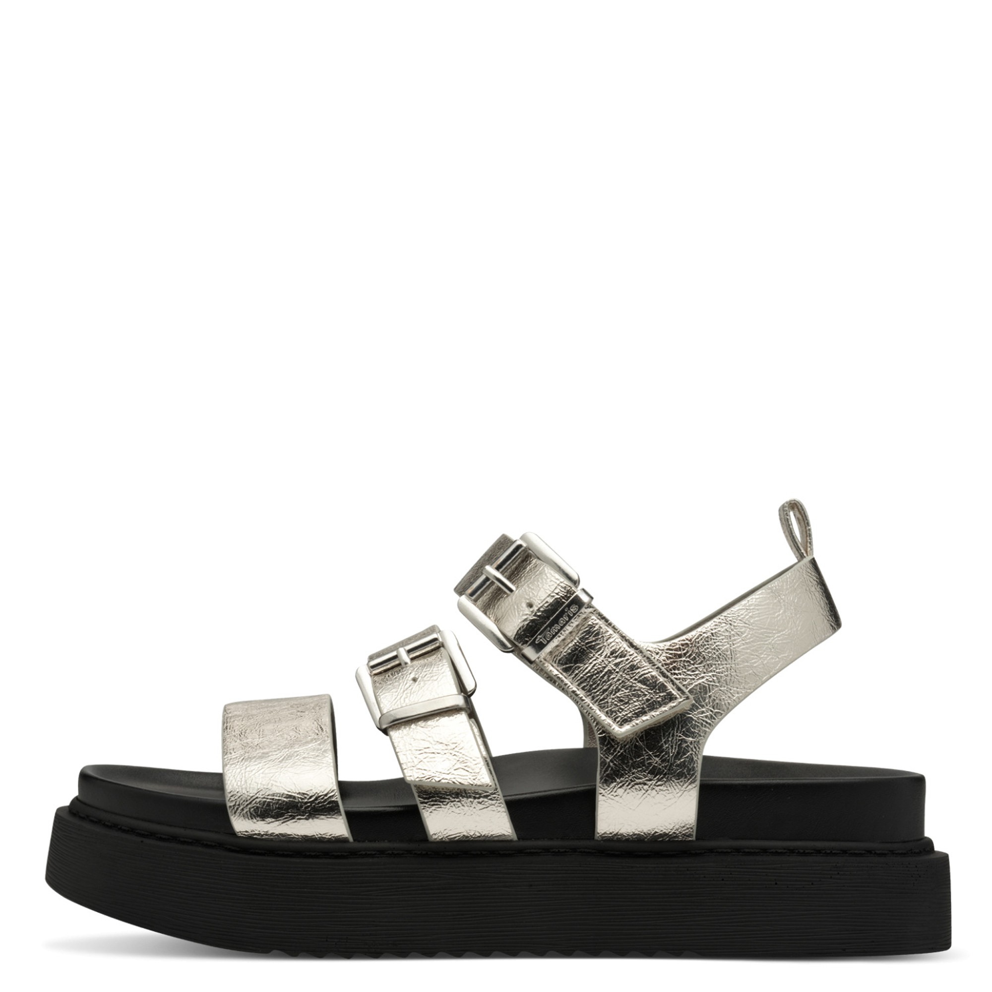 TAMARIS Basutės moterims, Sidabrinė, Sandals 2