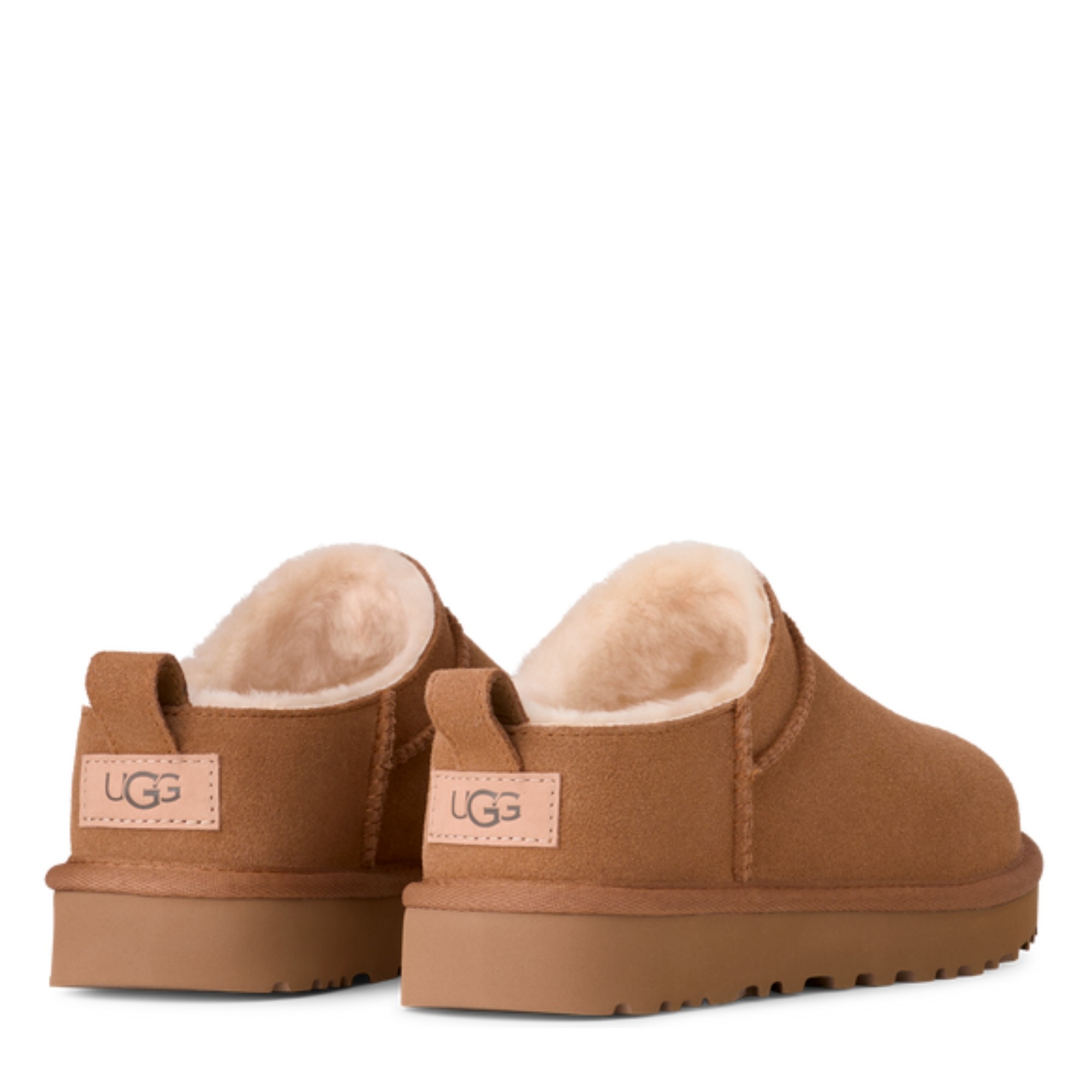 UGG Pašiltinti aulinukai moterims, Ruda, Classic Micro. 3