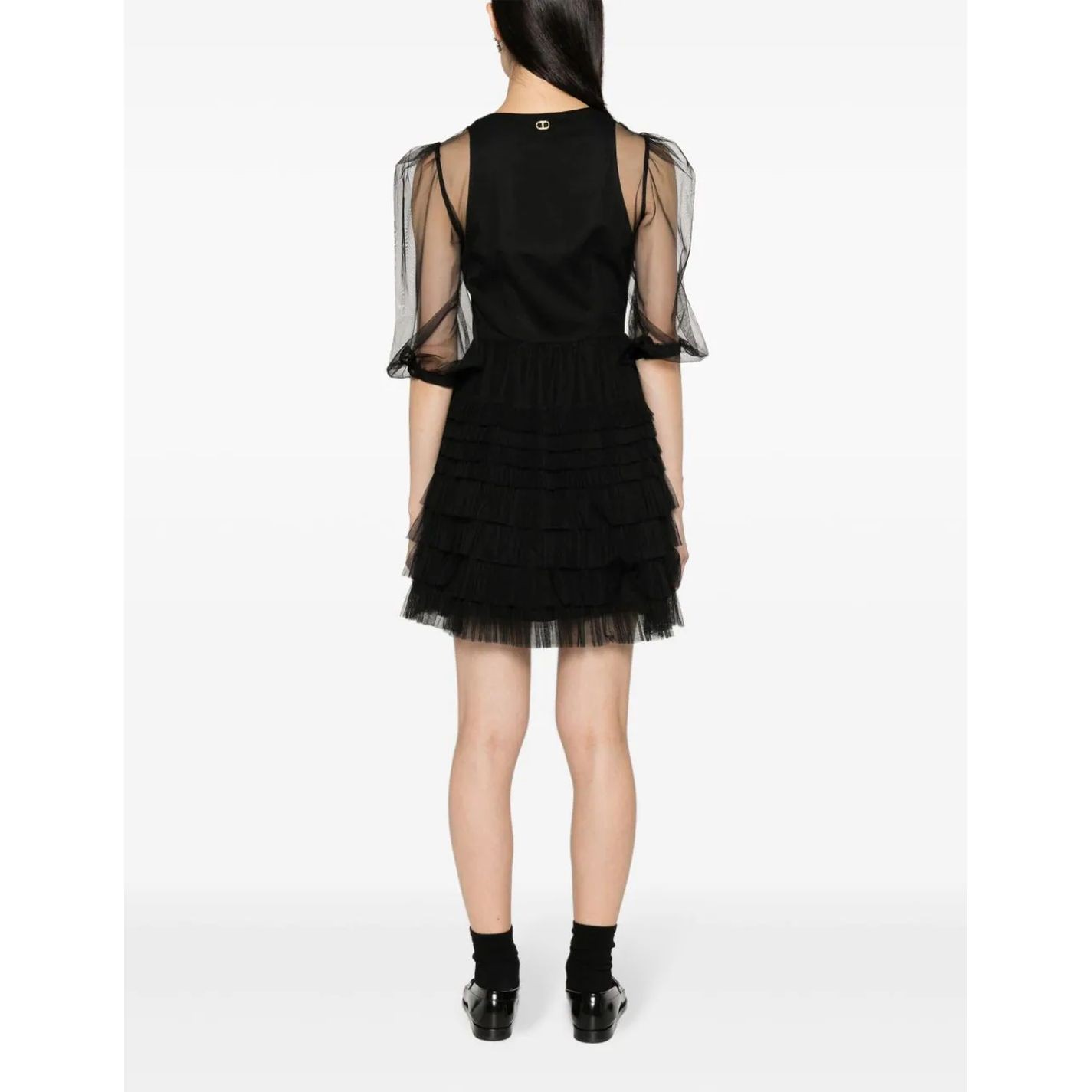 TWINSET Mini suknelė moterims, Juoda, Mini dress 4