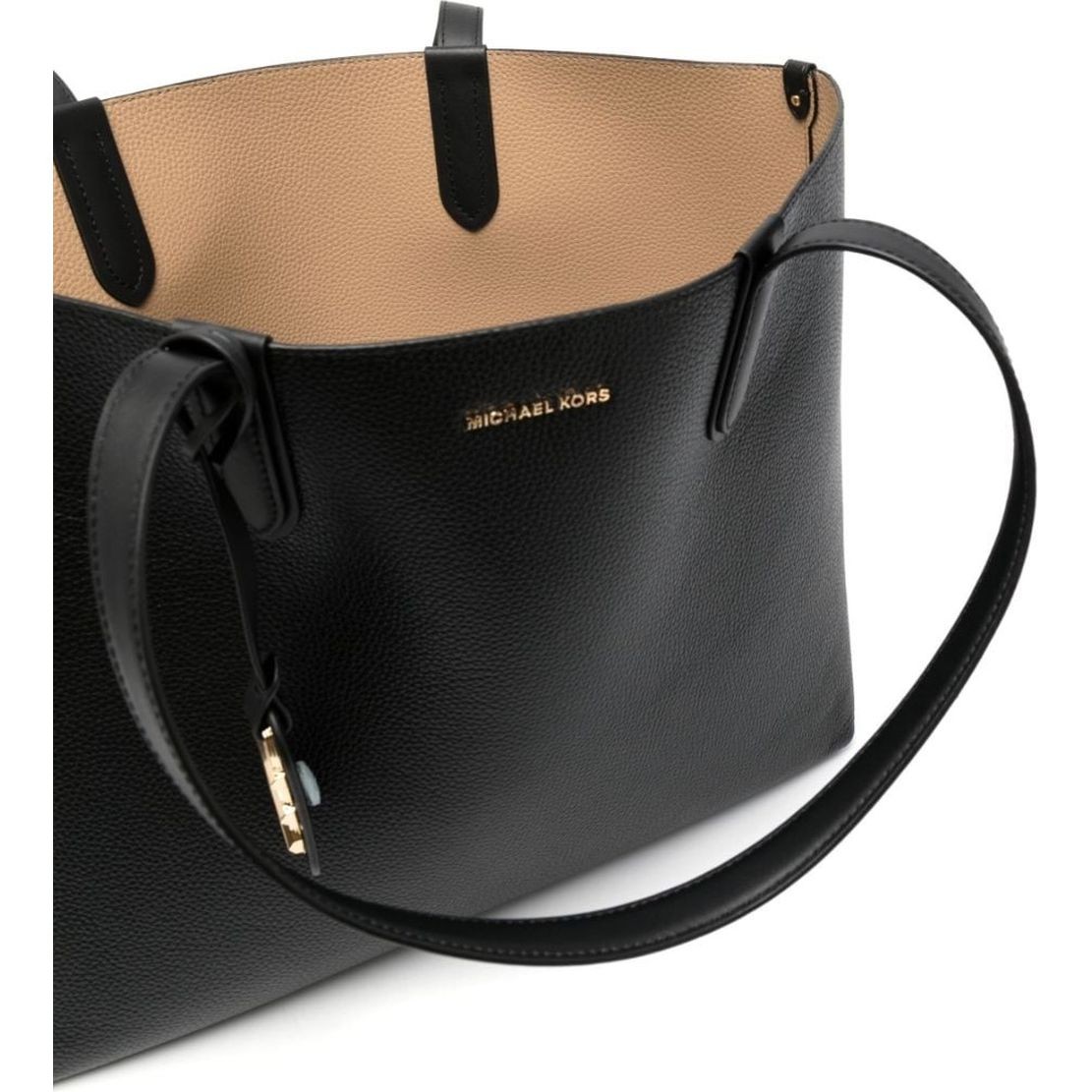 MICHAEL KORS Pirkinių krepšys moterims, Juoda, XL ew reversible tote 4