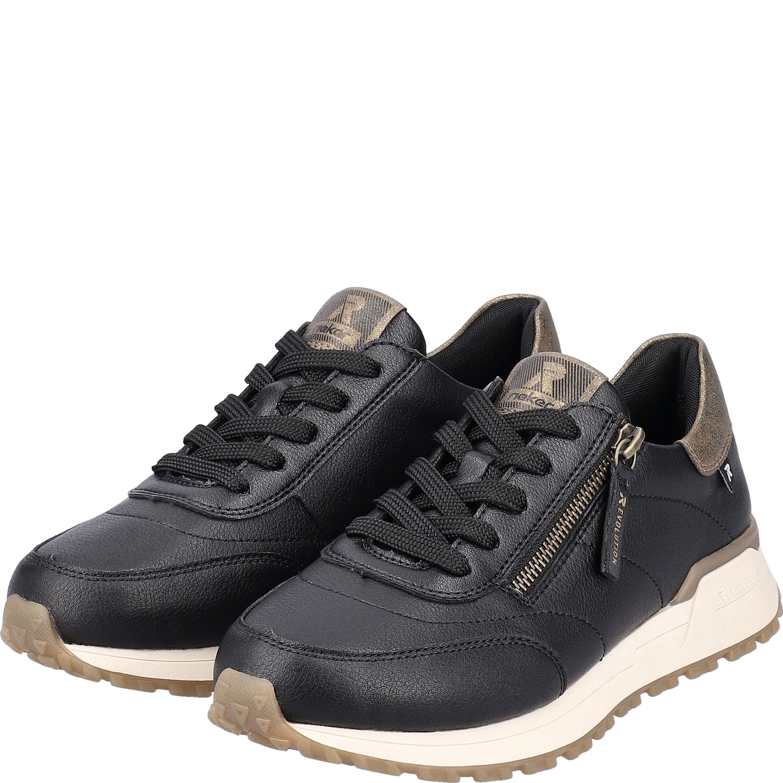 RIEKER EVOLUTION Laisvalaikio bateliai moterims, Juoda, Ladies shoes 9