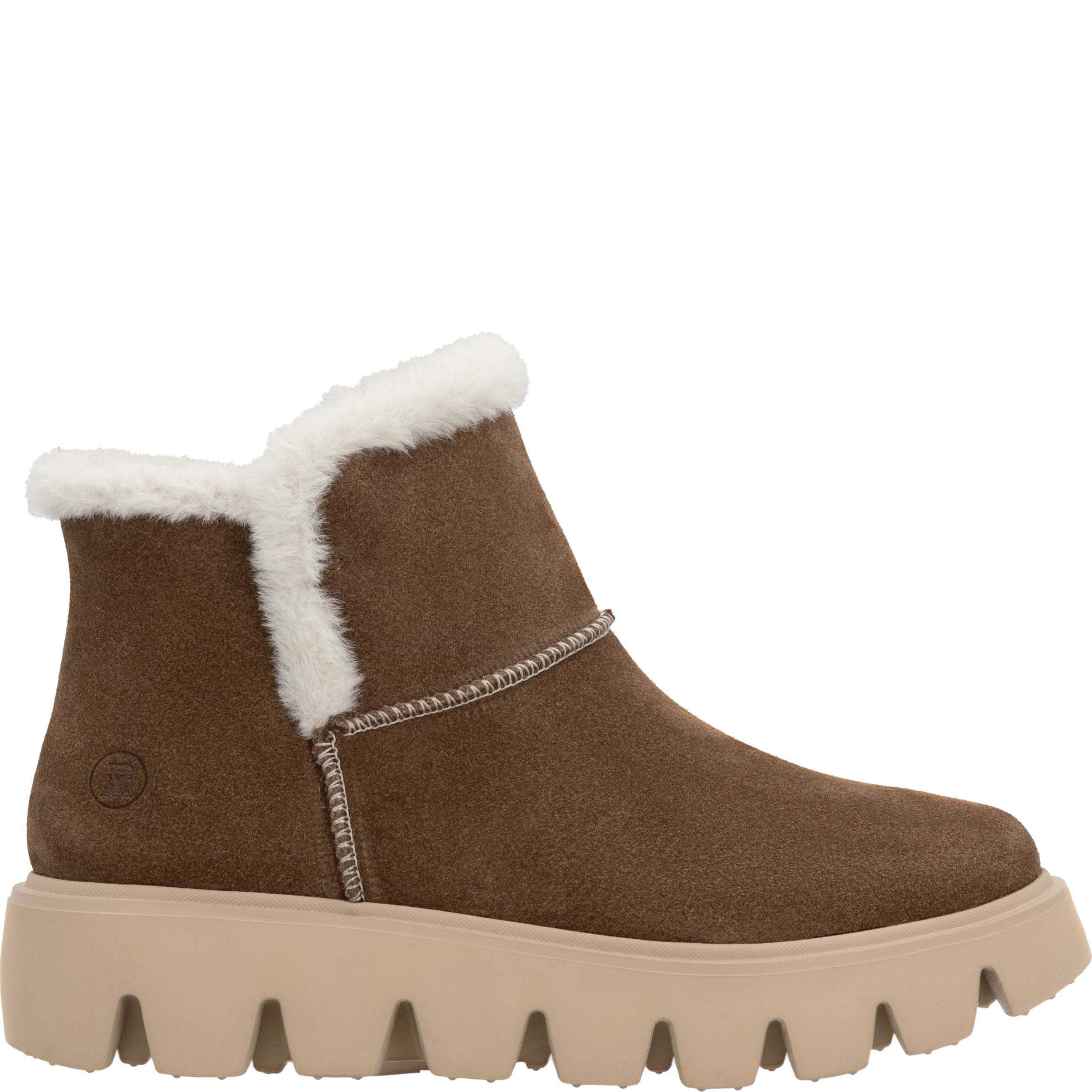 RIEKER EVOLUTION Aulinukai moterims, Ruda, Ladies mid height boots 3